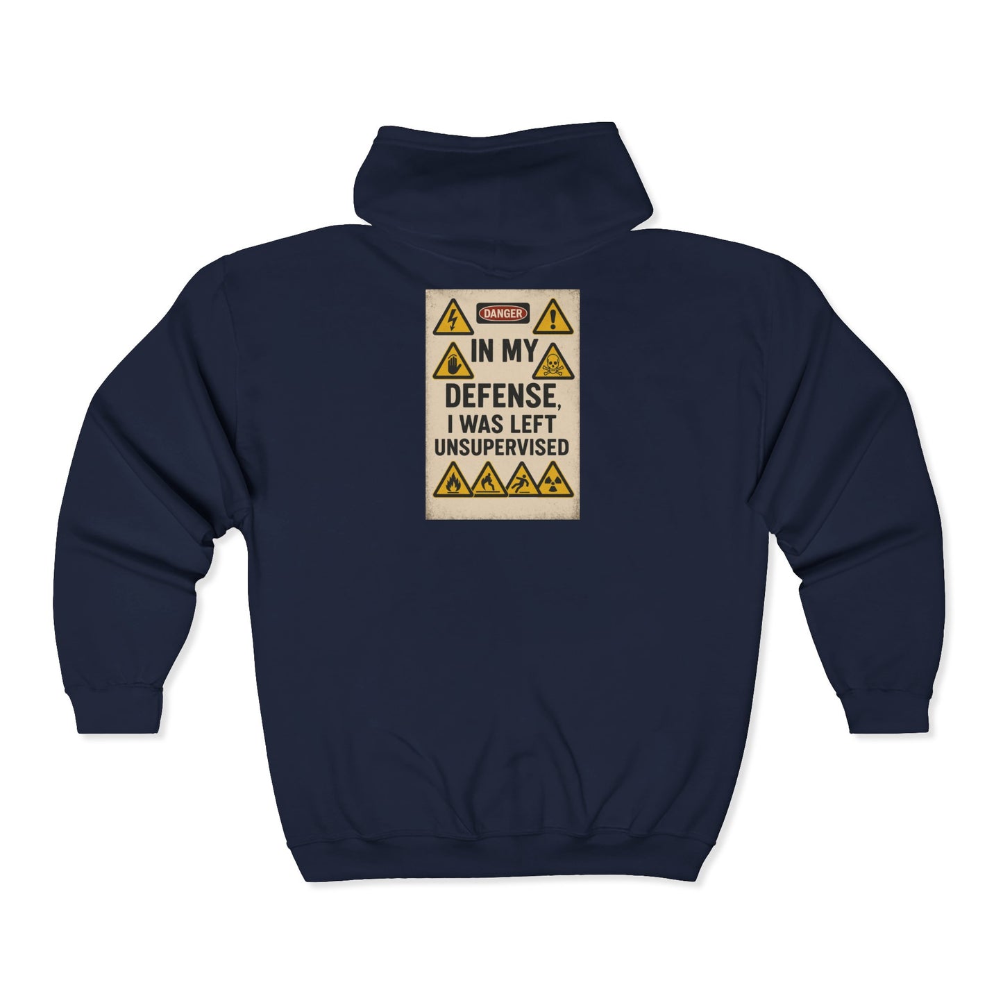Unsupervised Unisex Full Zip Hoodie