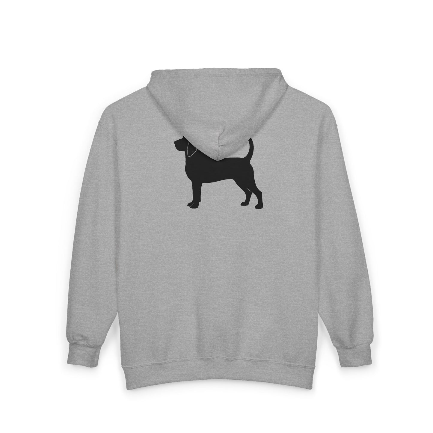 Bloodhound Silhouette Unisex Full Zip Hoodie