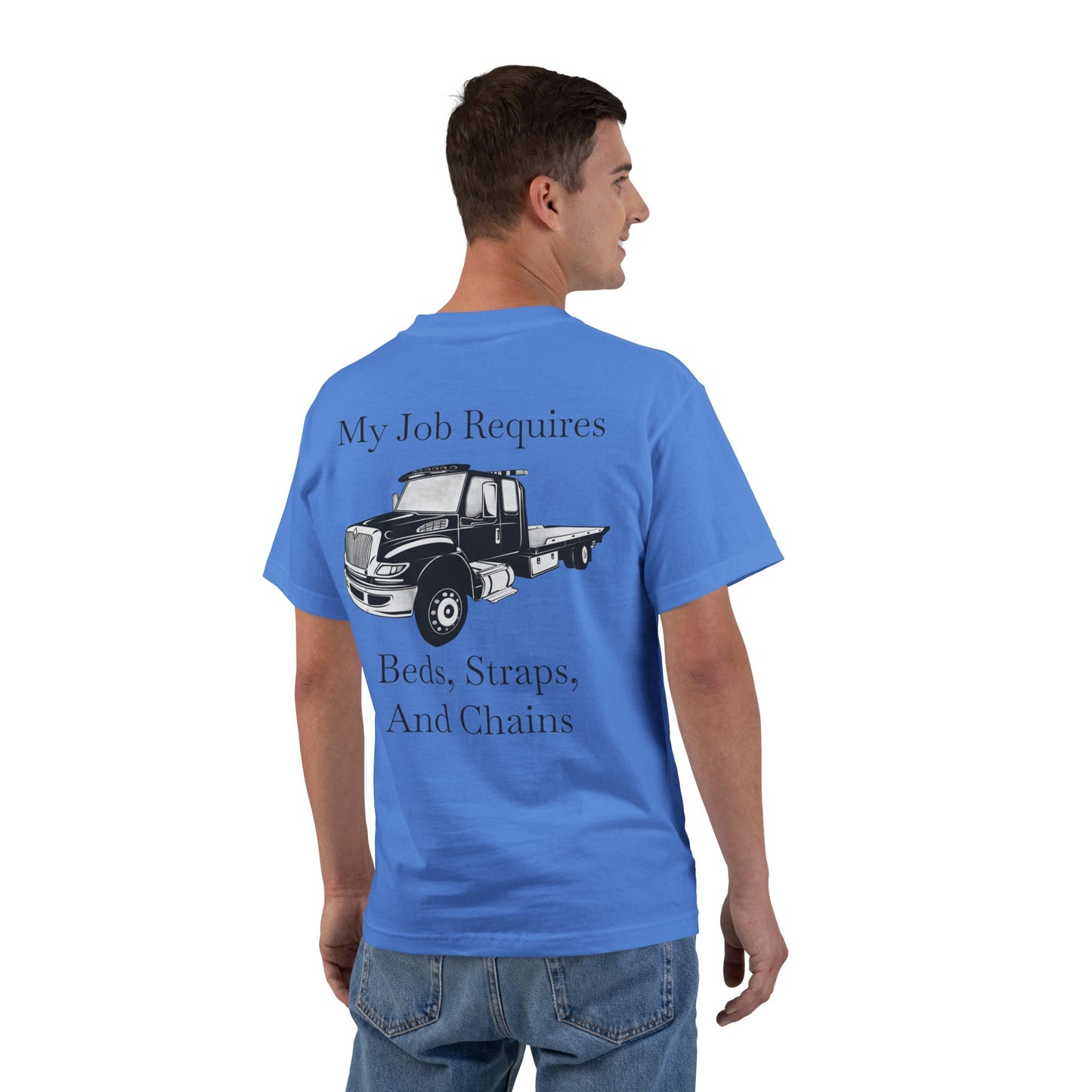 Beds, Straps, And Chains Men's Short-Sleeve Crewneck Tee