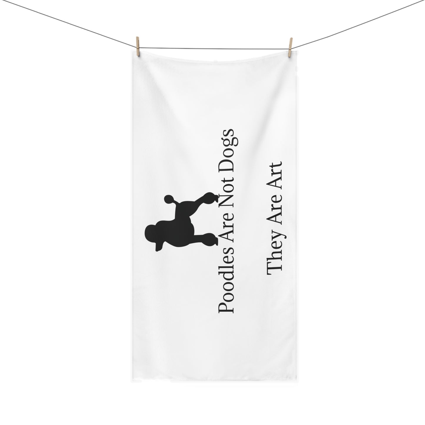 Not Dogs Mink-Cotton Beach Towel