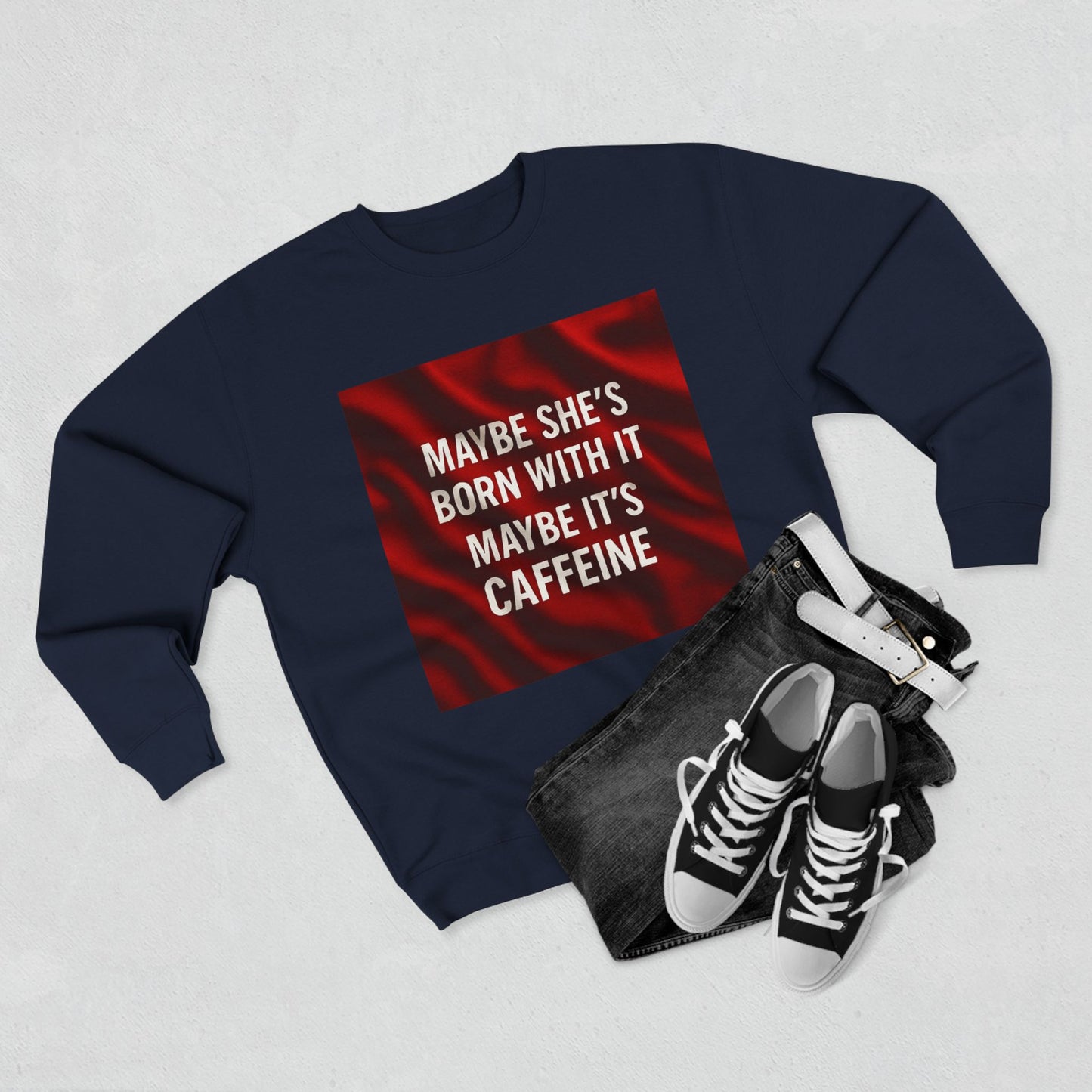 Born With It Unisex Crewneck Sweatshirt