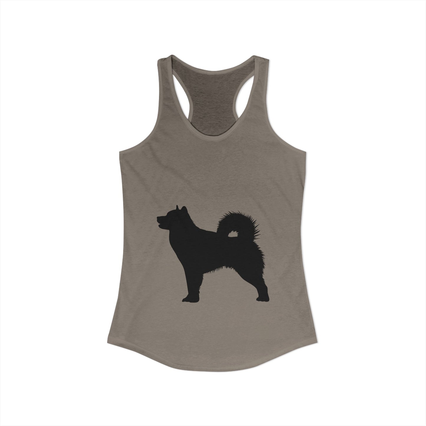 Malamute Silhouette Women's Racerback Tank