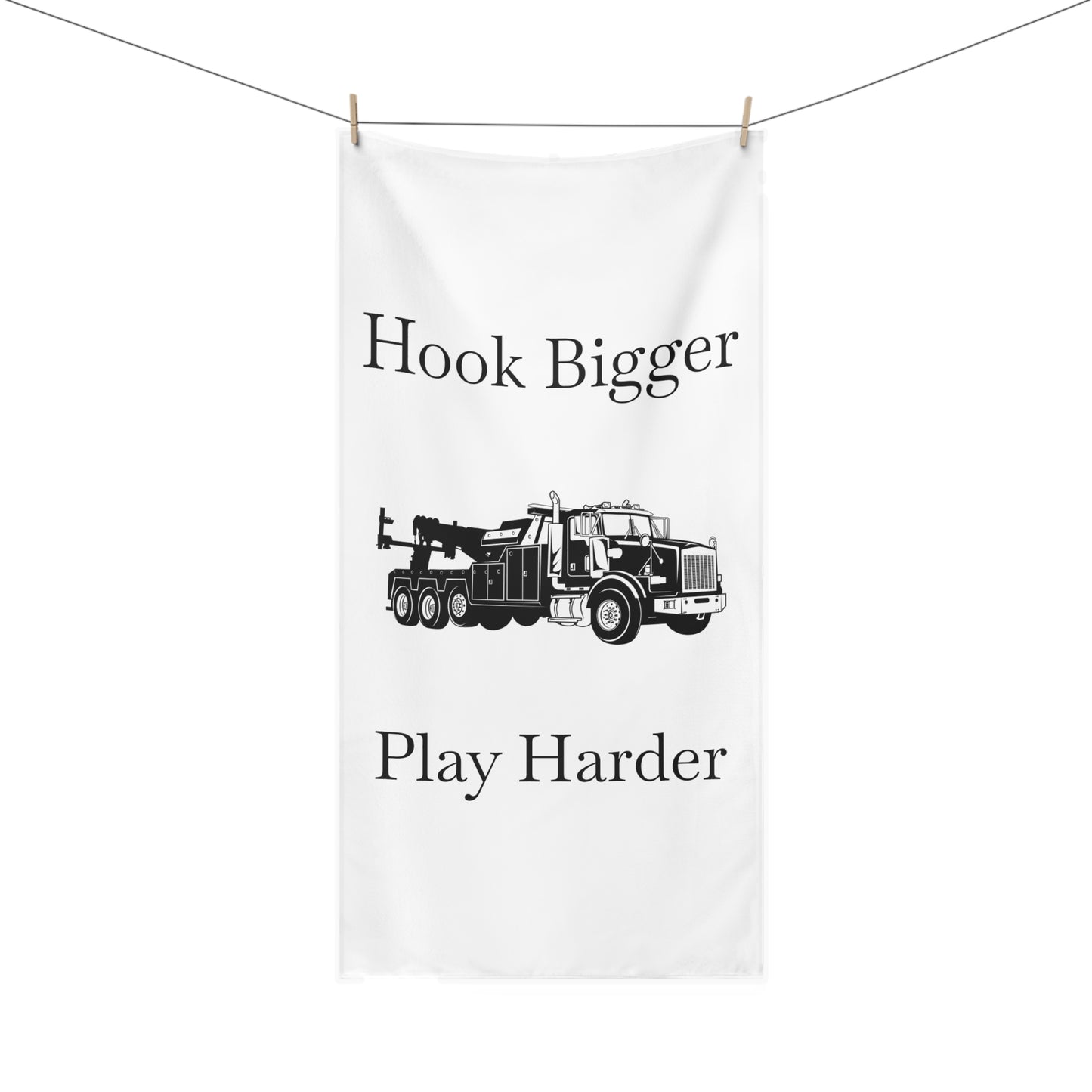 Hook Bigger Mink-Cotton Beach Towel