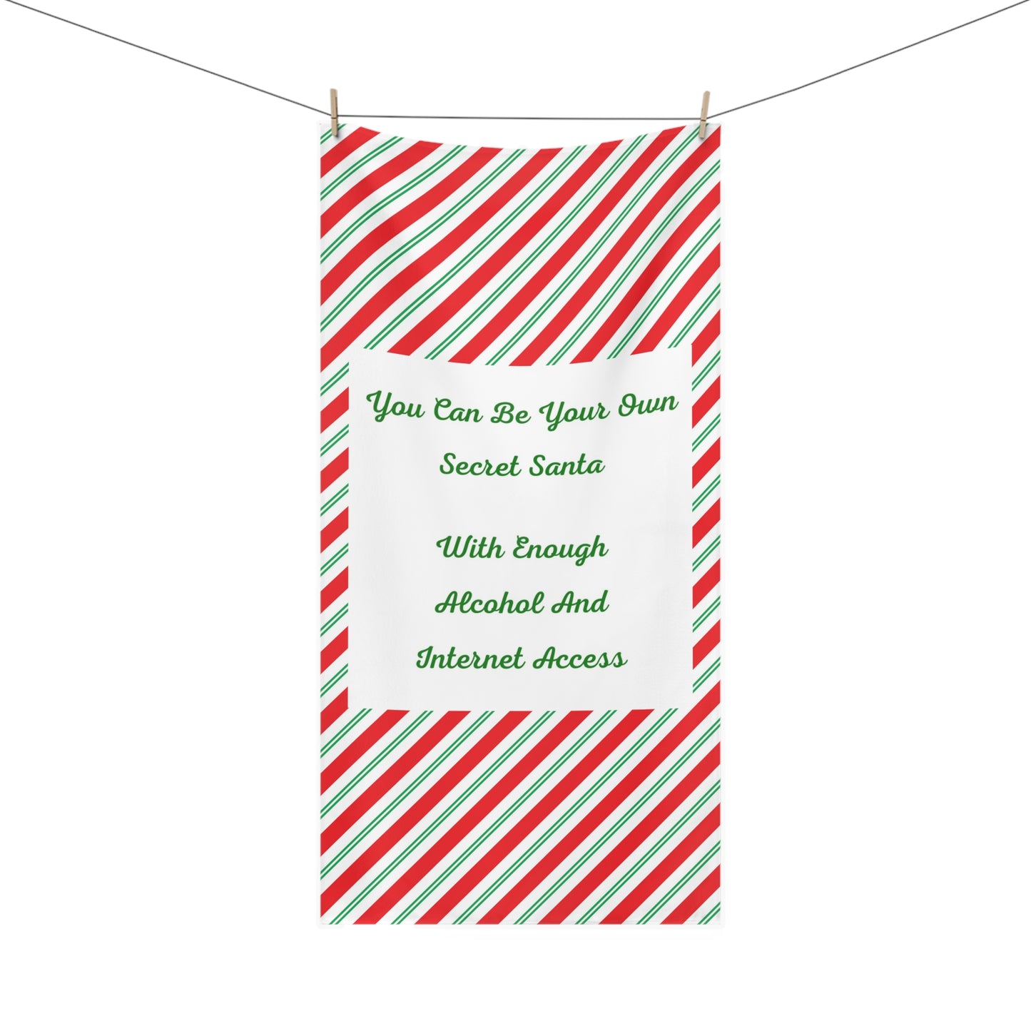 Your Own Secret Santa Mink-Cotton Beach Towel