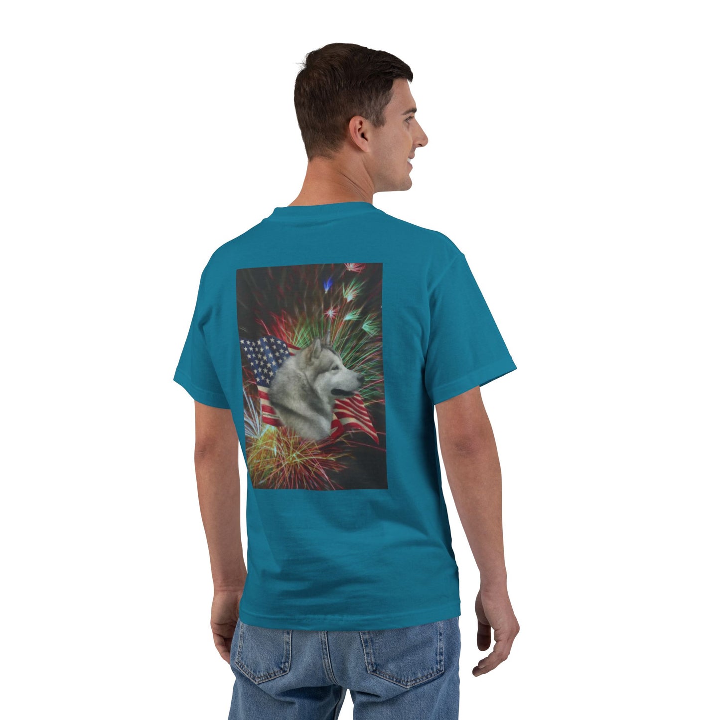 American Malamute Men's Short-Sleeve Crewneck Tee