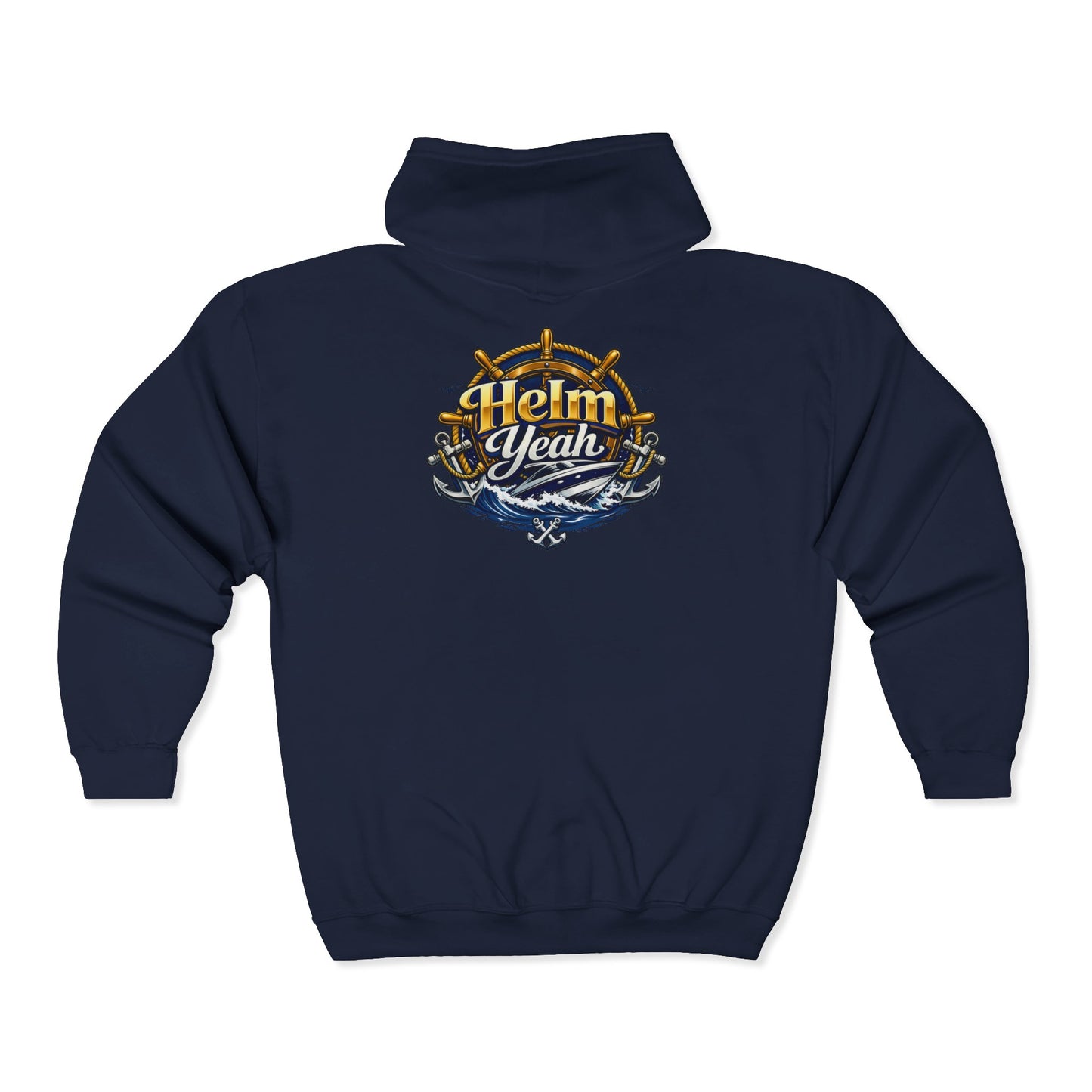 Helm Yeah Unisex Full Zip Hoodie