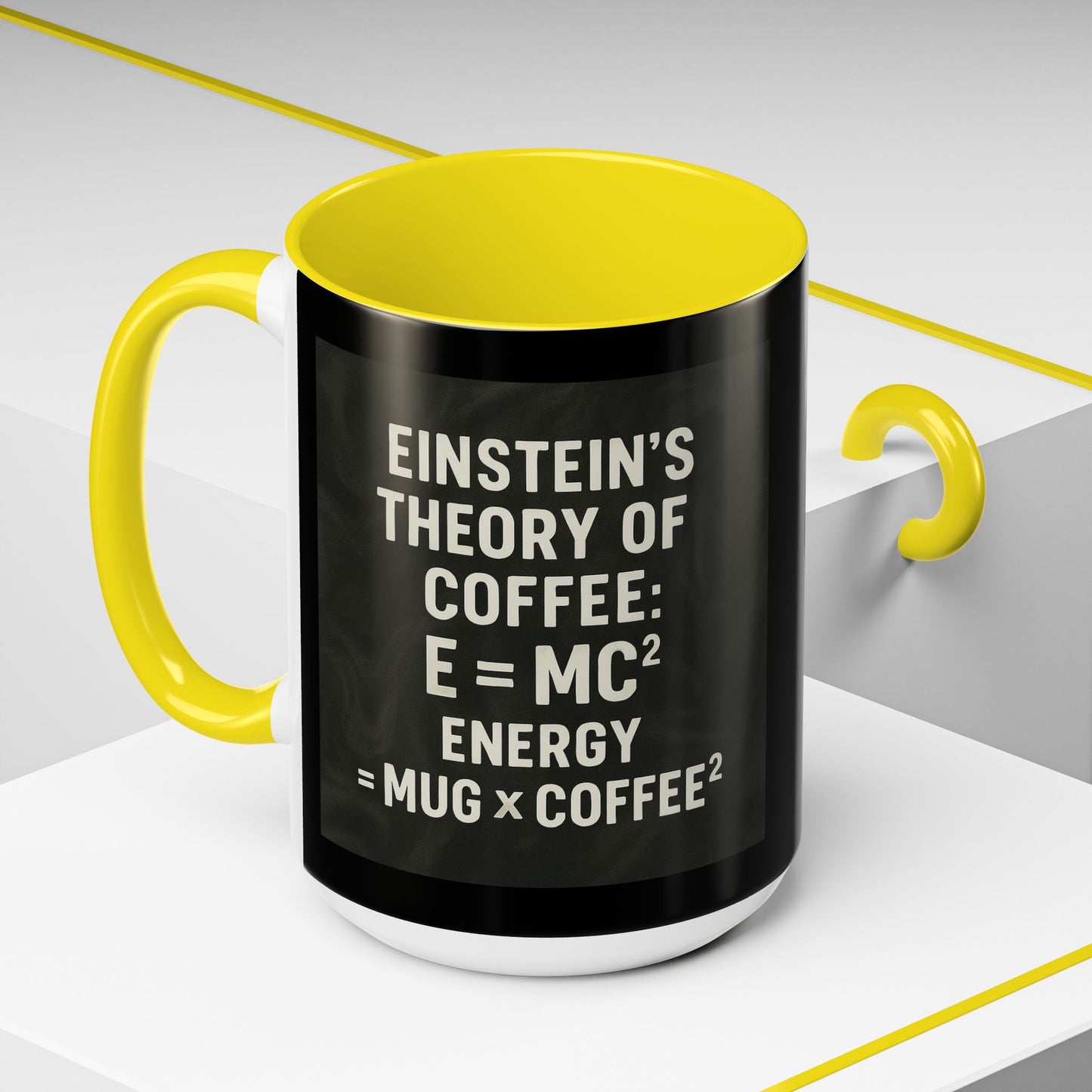 Einstein's Theory Of Coffee 2-Tone Coffee Mug