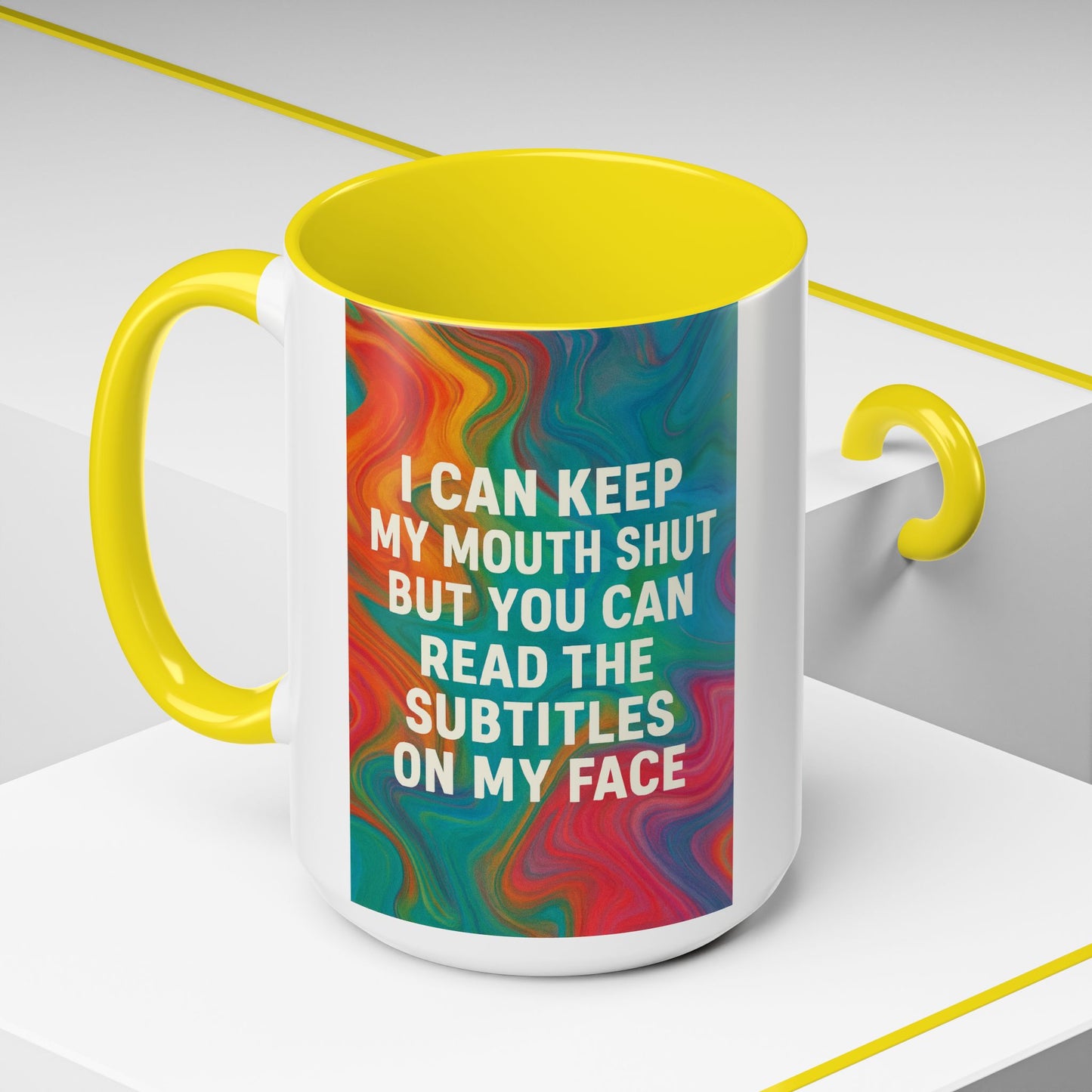 Subtitles 2-Tone Coffee Mug