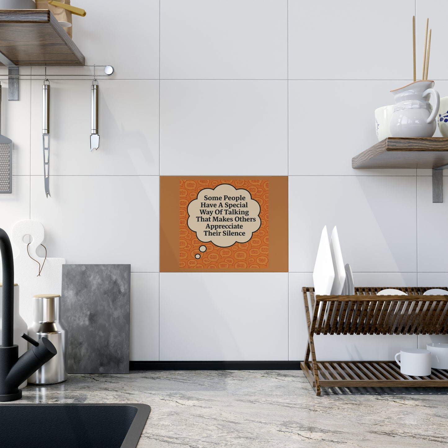 Special Way Of Talking Ceramic Photo Tile