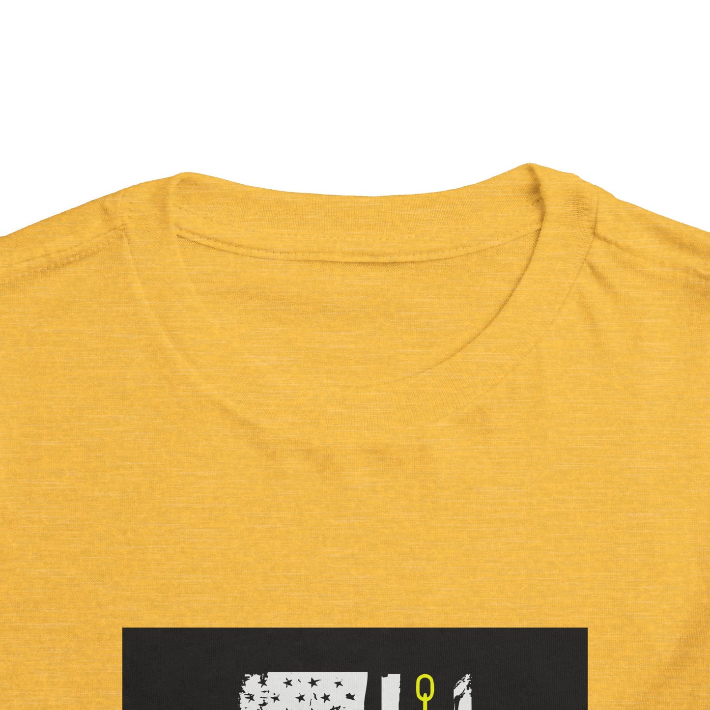Thin Yellow Line Toddler Unisex Short Sleeve Crewneck Tee