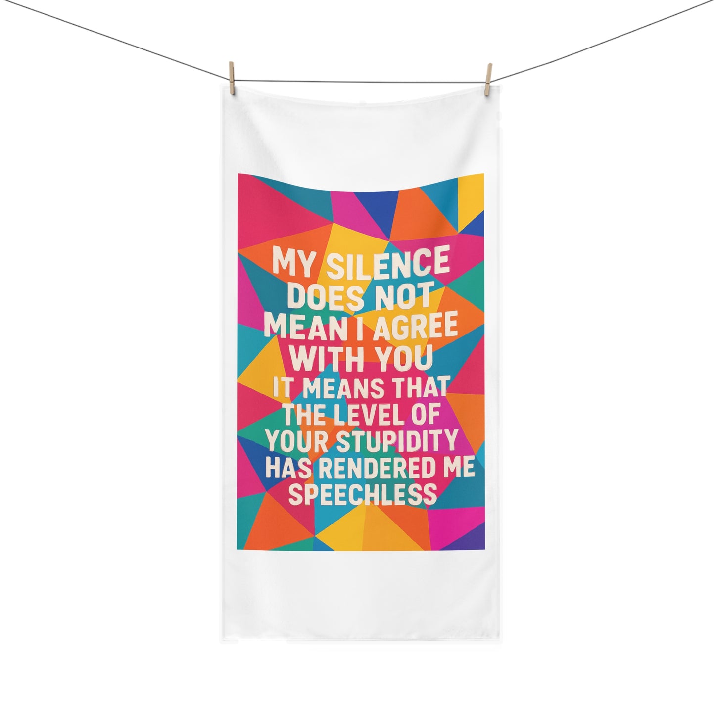 Speechless Mink-Cotton Beach Towel