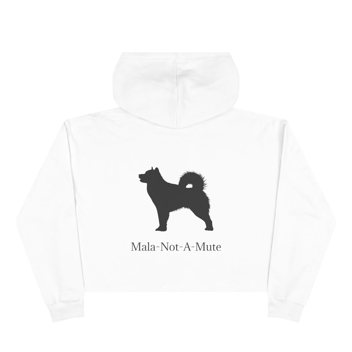 Mala-Not-A-Mute Women's Crop Hoodie