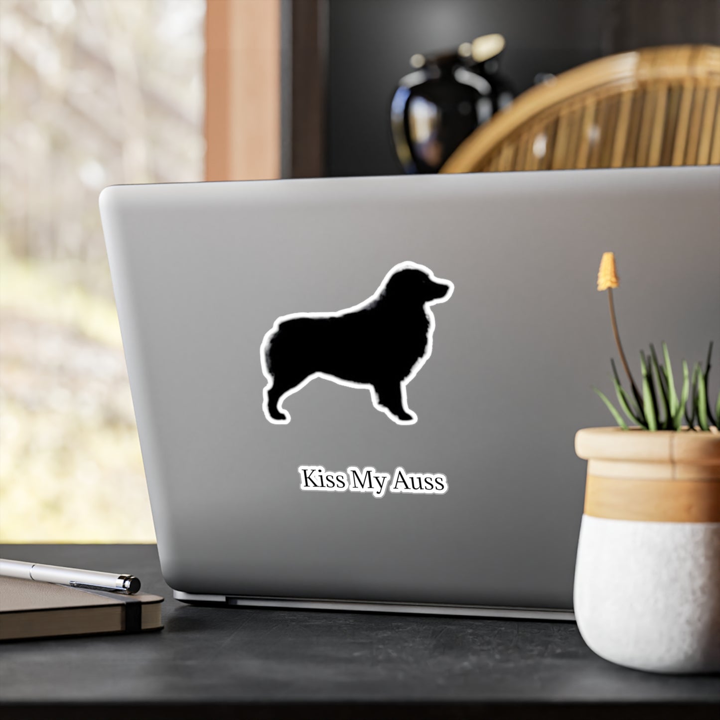Kiss My Auss Vinyl Decal