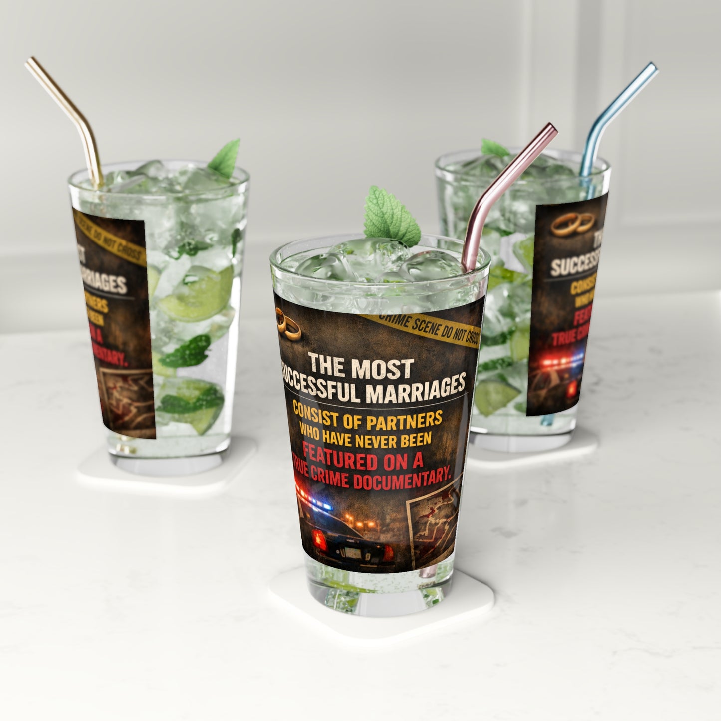 Successful Marriages Drinking Glass
