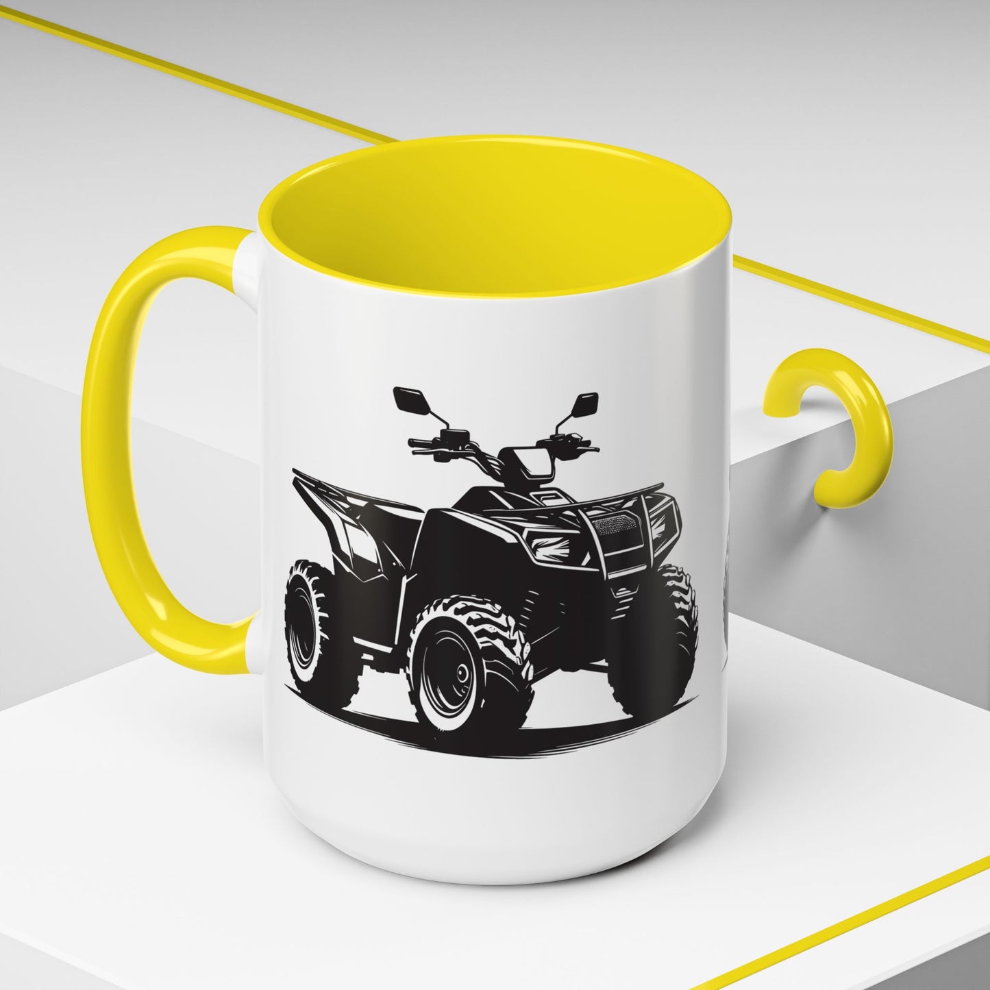 Off The Beaten Path Quad 2-Tone Coffee Mug
