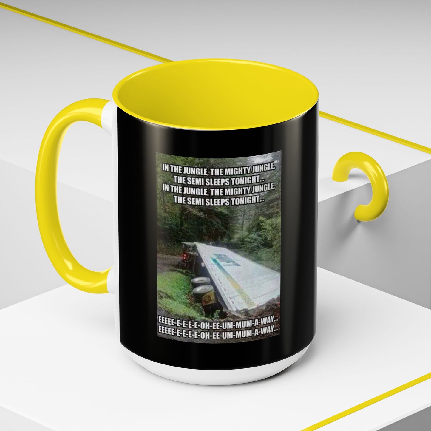 Semi Sleeps 2-Tone Coffee Mug