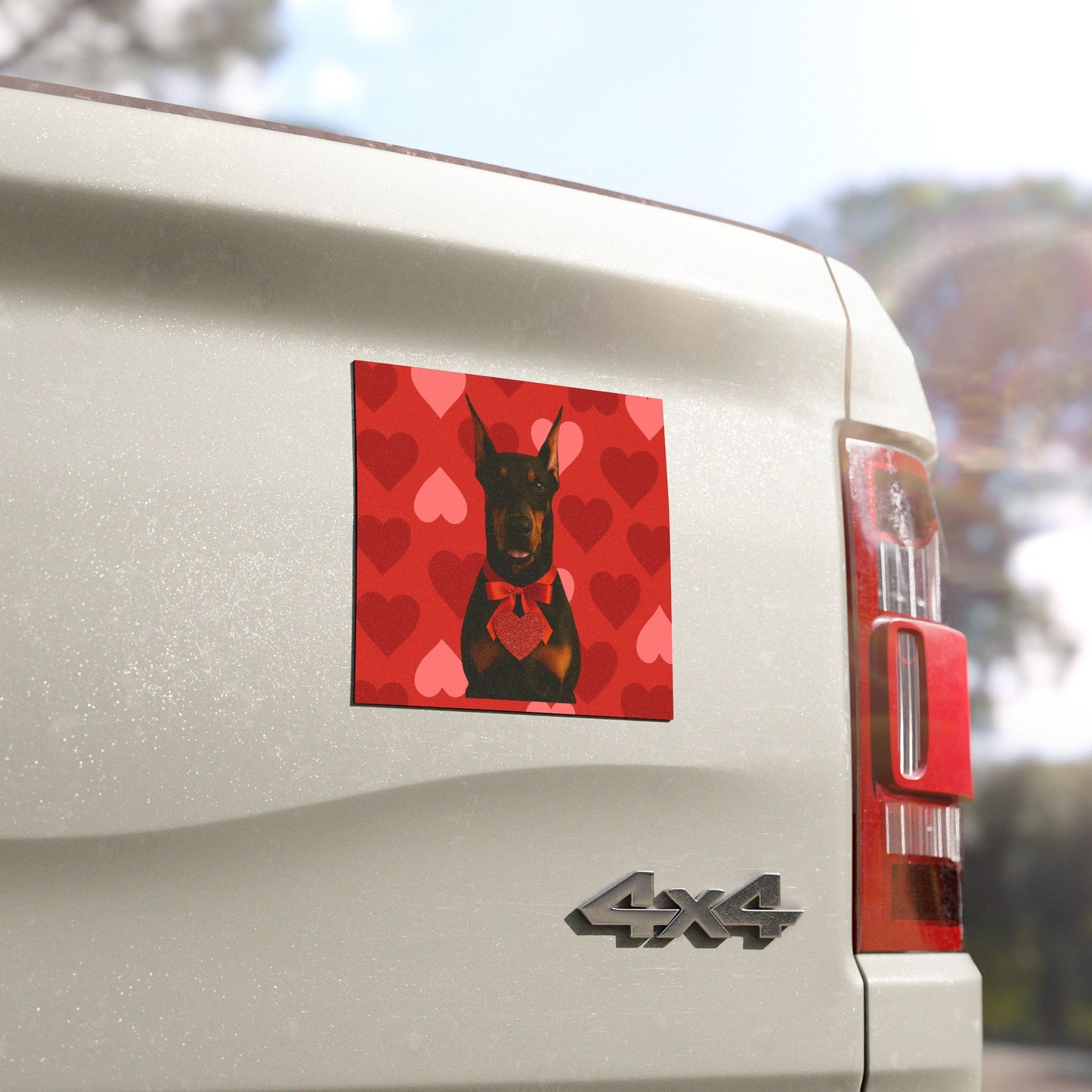 Cupid's Companion Doberman Indoor/Outdoor Magnet