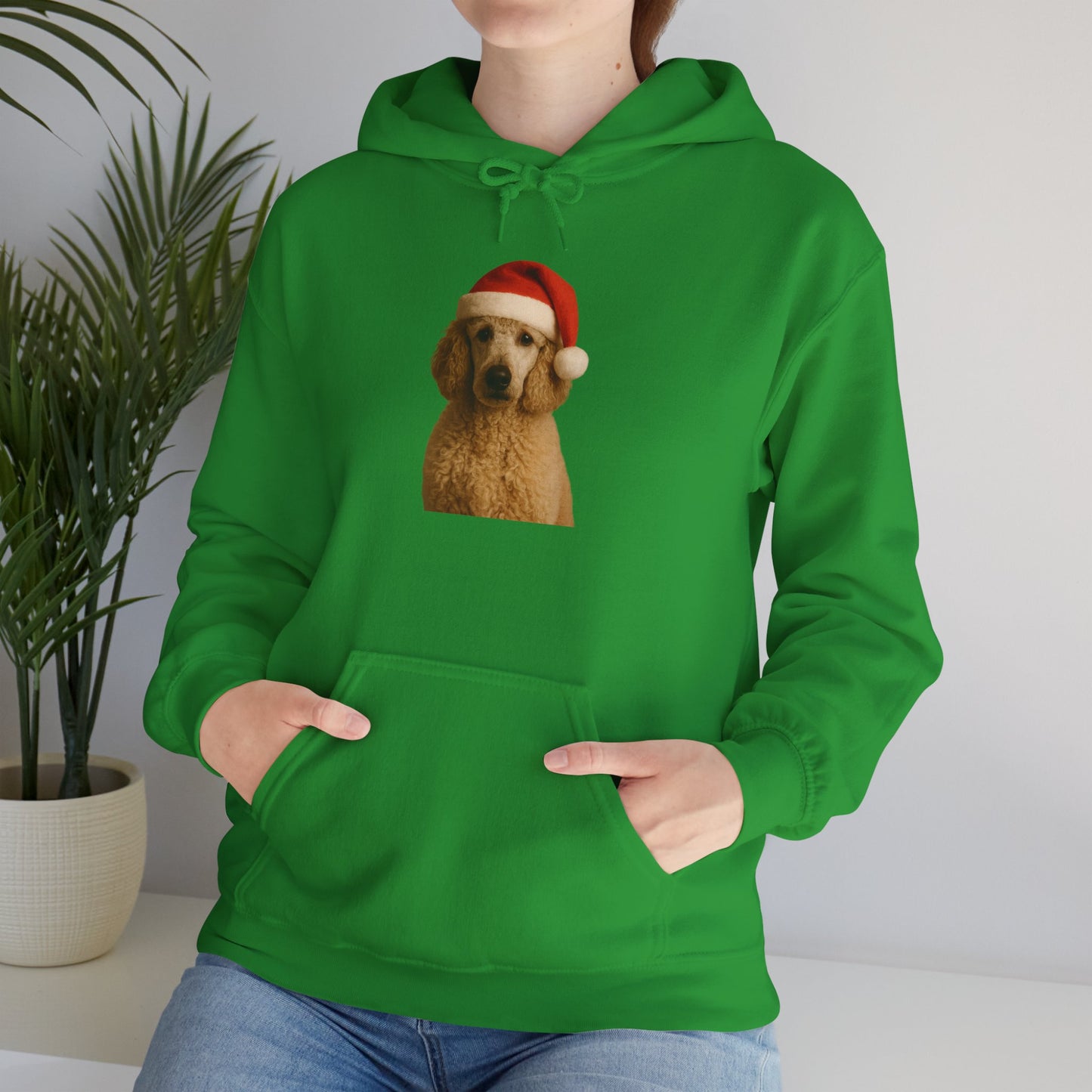 Santa Paws Poodle Unisex Hoodie
