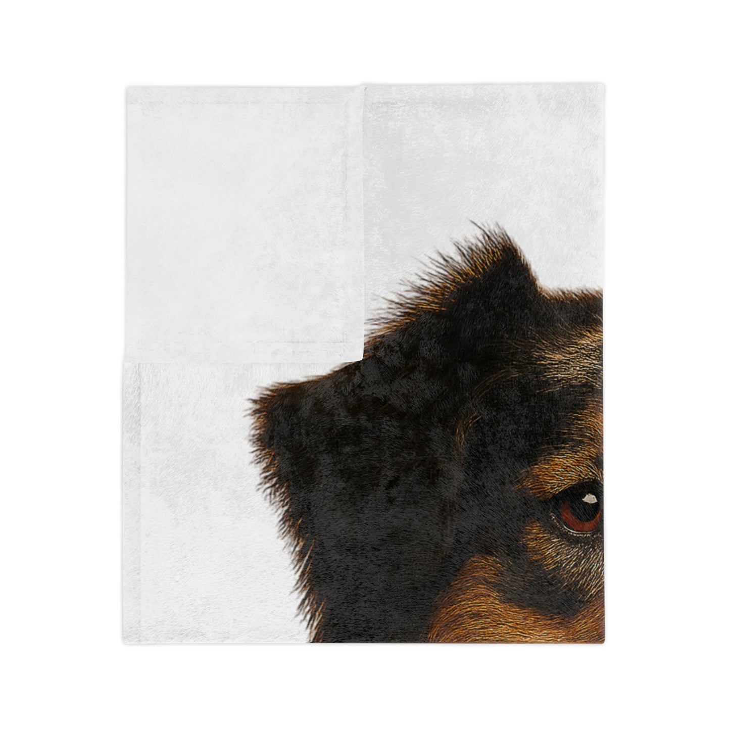 Aussie Head Velveteen Microfiber Blanket