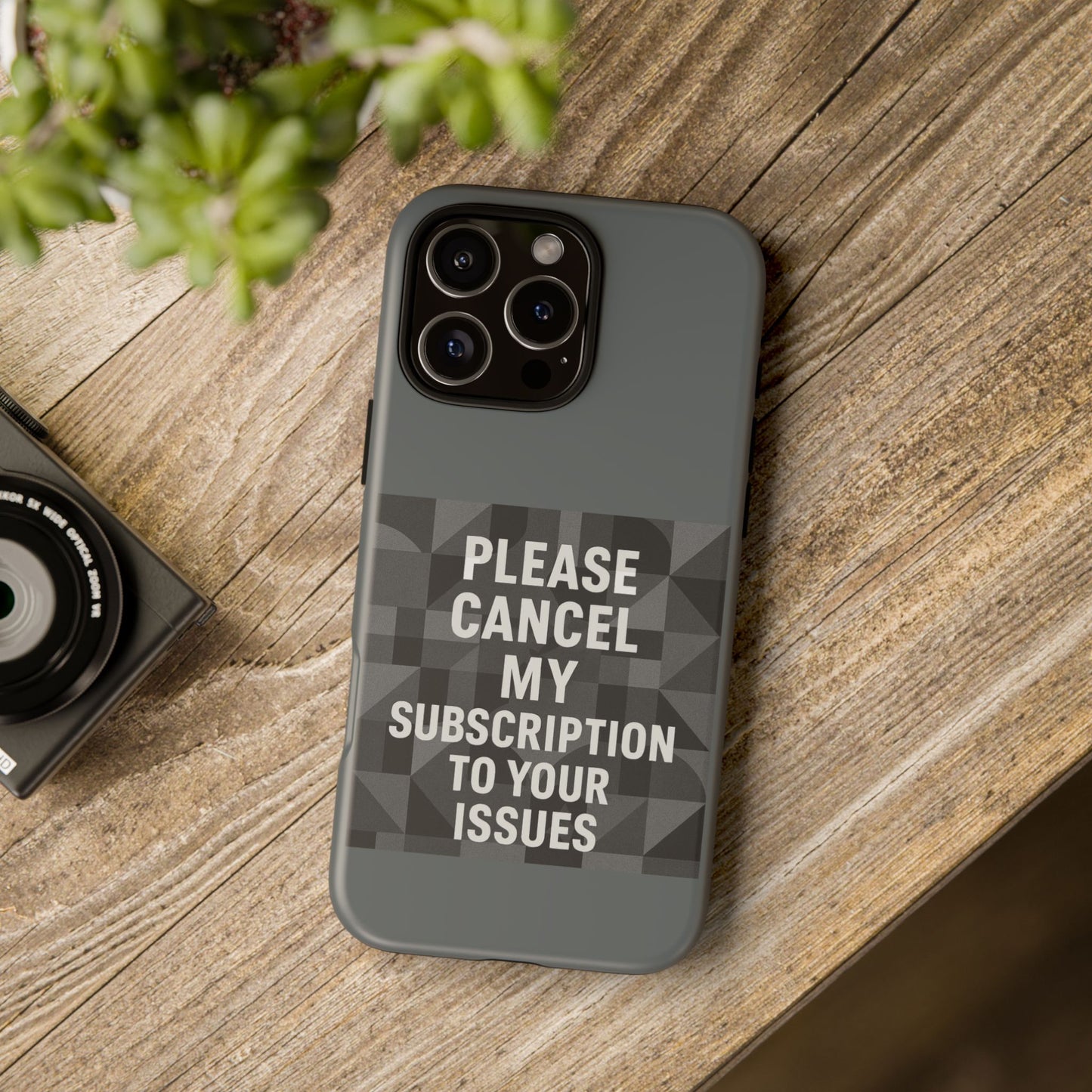 Cancel My Subscription iPhone Case