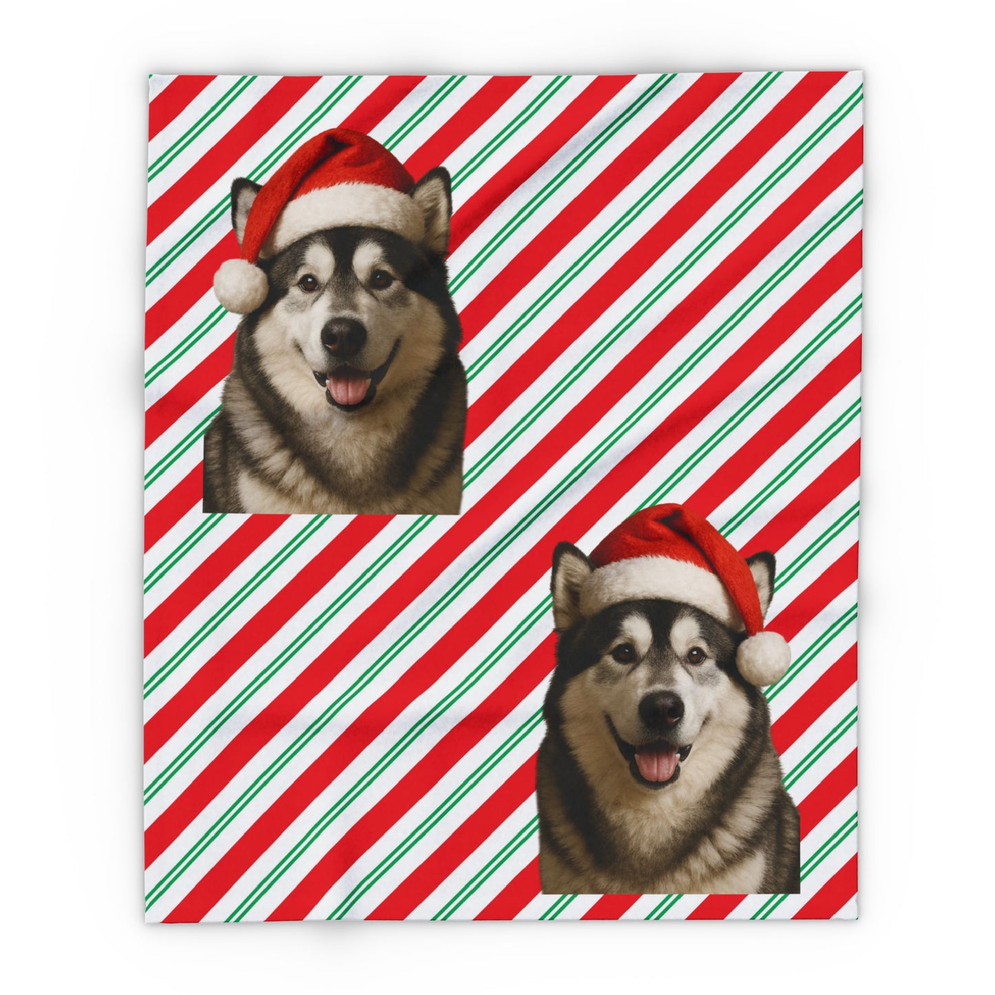 Santa Paws Malamute Arctic Fleece Blanket