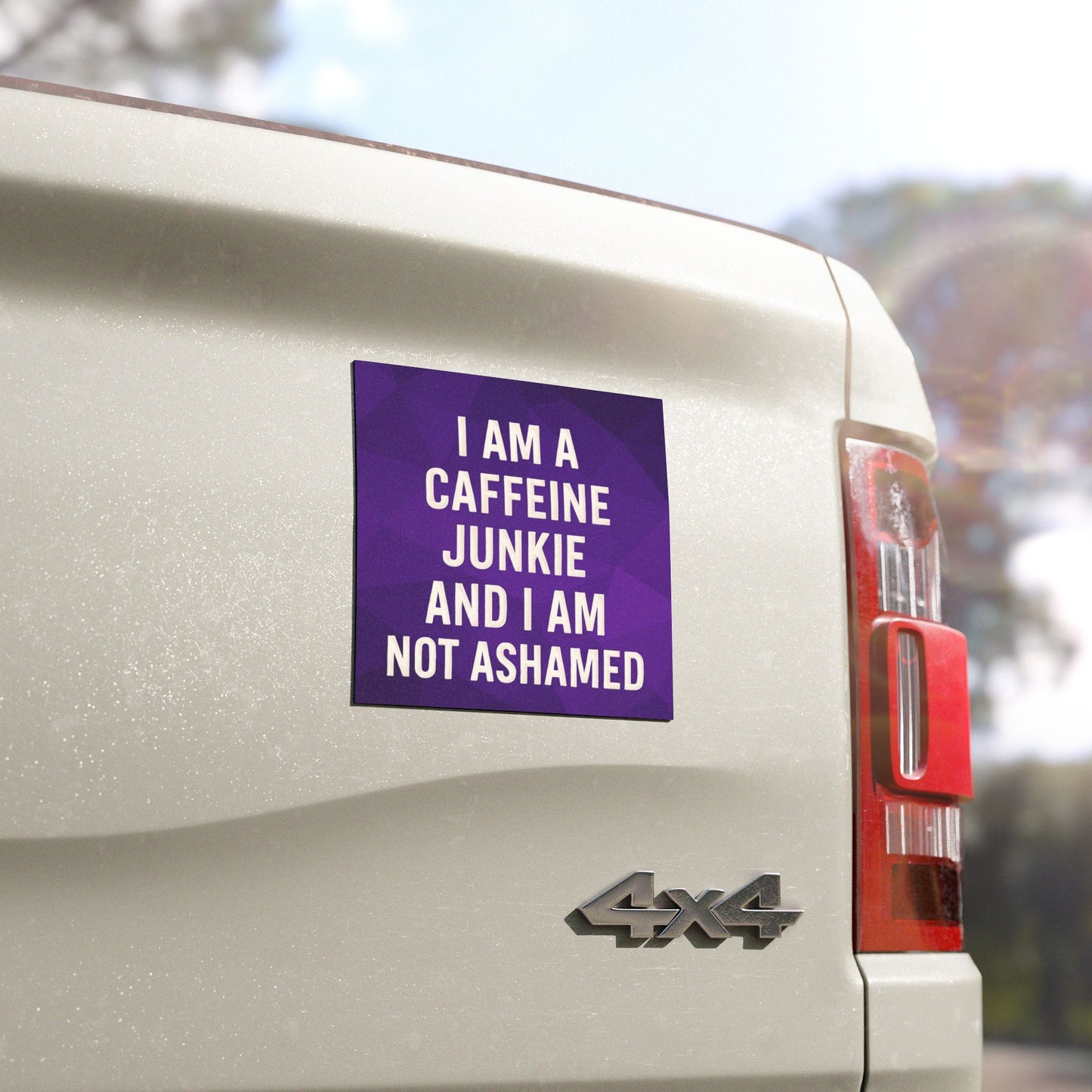 Caffeine Junkie Indoor/Outdoor Magnet