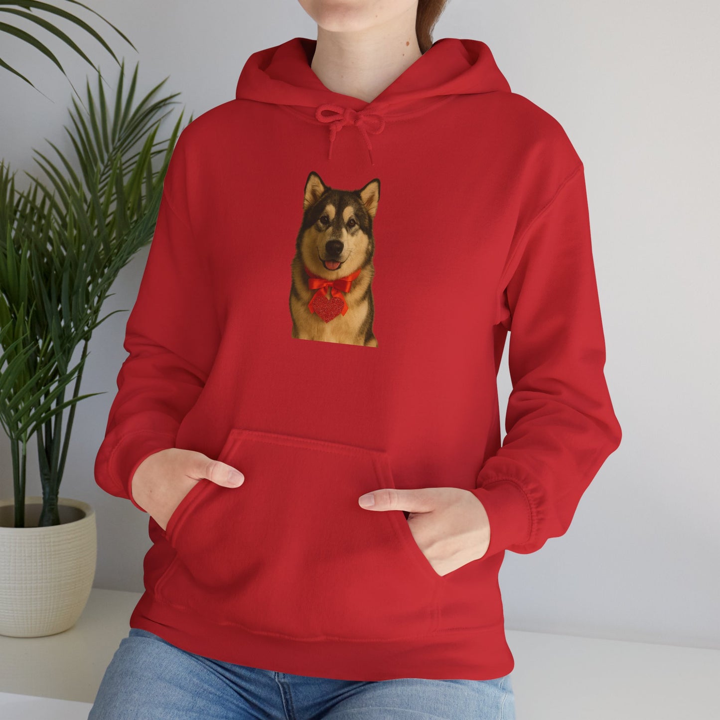 Cupid's Companion Malamute Unisex Hoodie