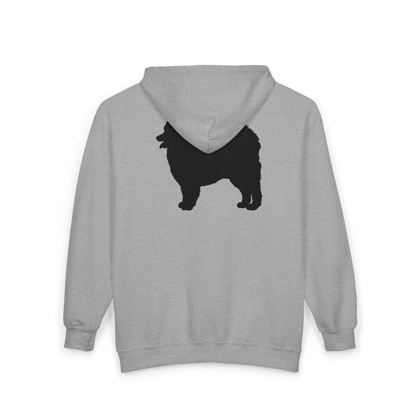 Samoyed Silhouette Unisex Full Zip Hoodie