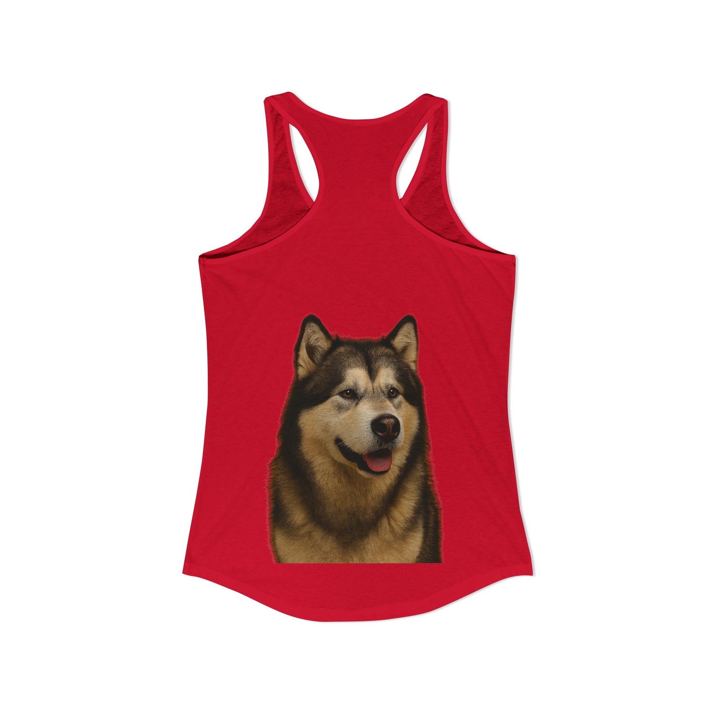 Malamute Head Women's Racerback Tank