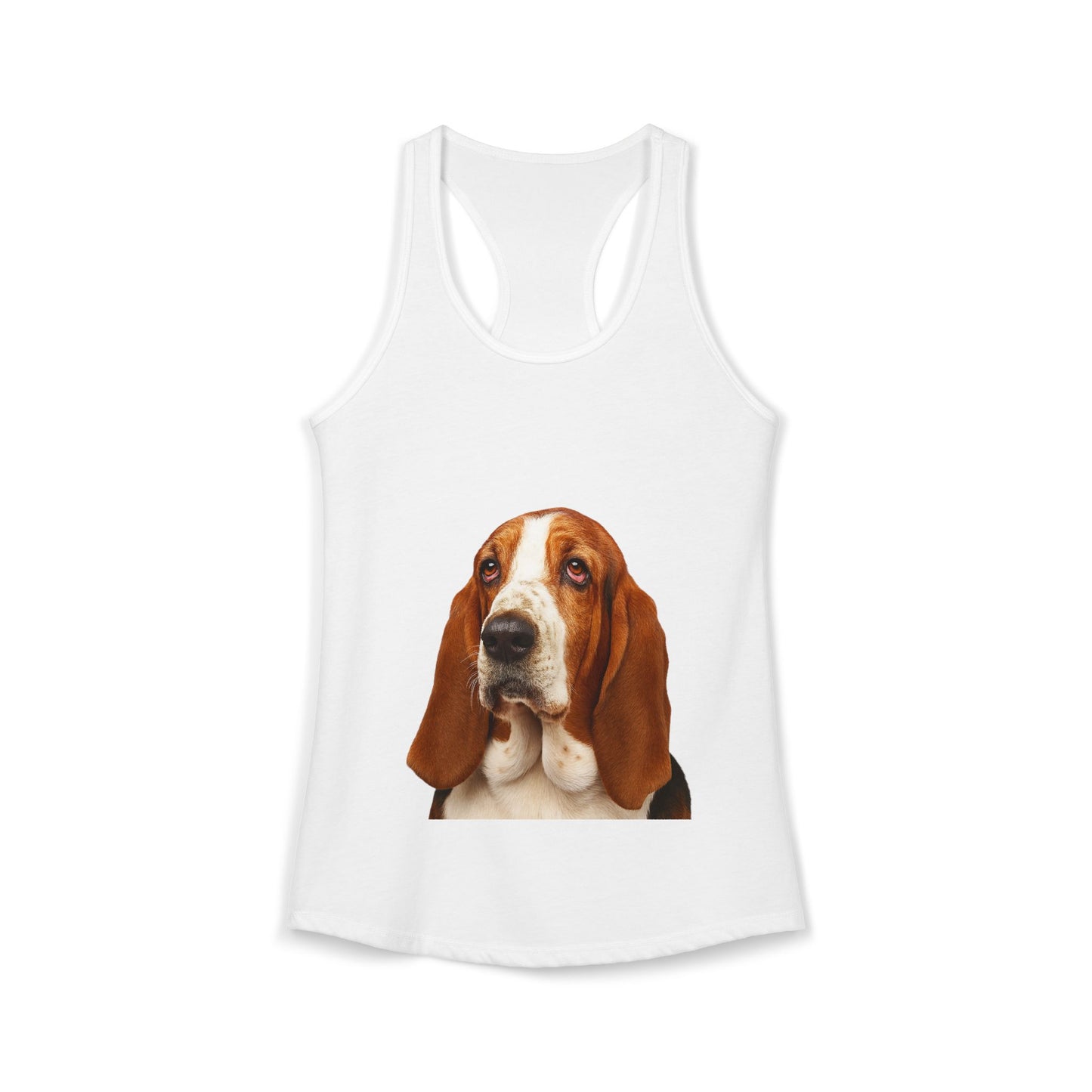 Basset Head Women's Racerback Tank