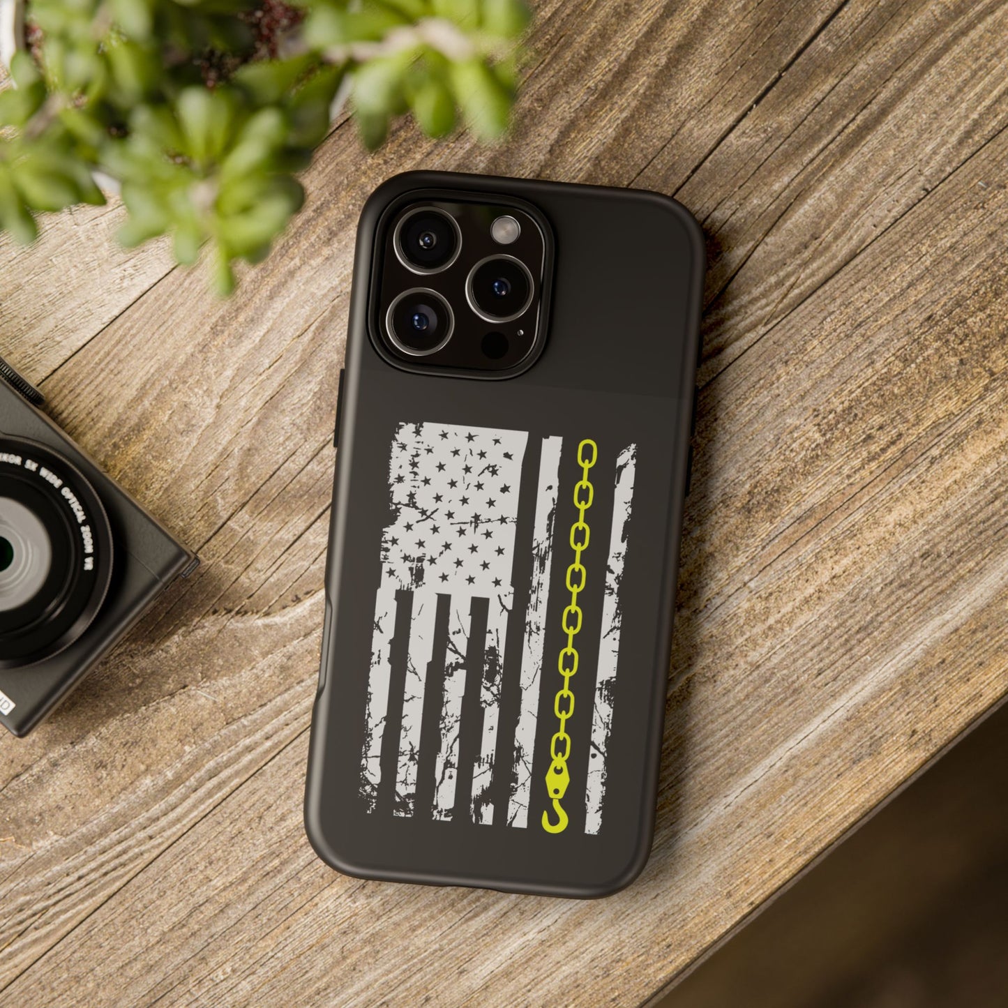 Thin Yellow Line iPhone Case