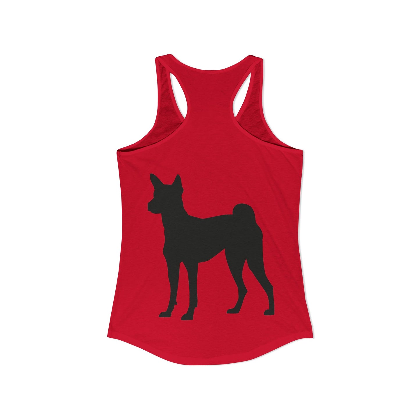 Basenji Silhouette Women's Racerback Tank