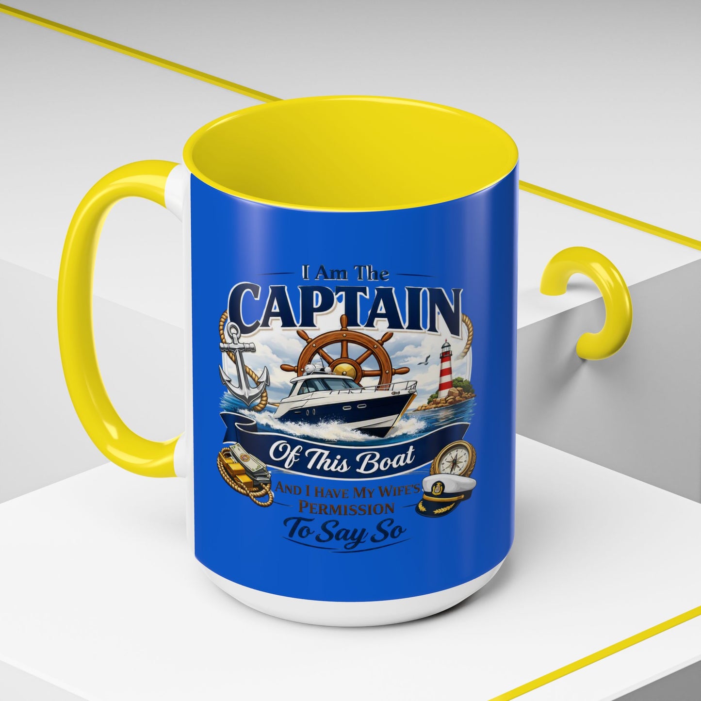 Captain 2-Tone Coffee Mug