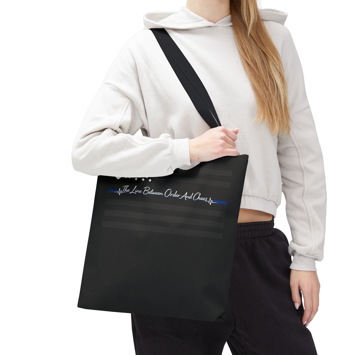 Thin Blue Line Tote Bag