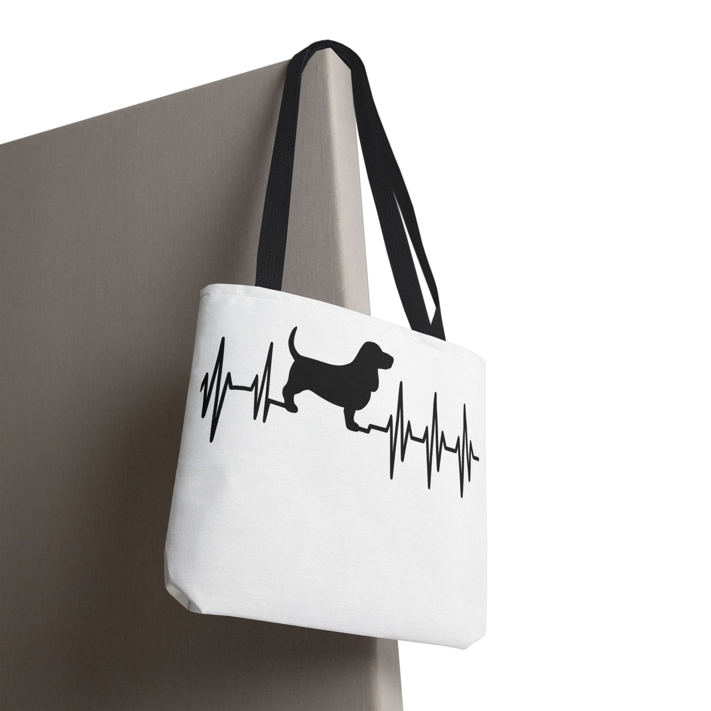 My Heart Beats For Basset Hounds Tote Bag