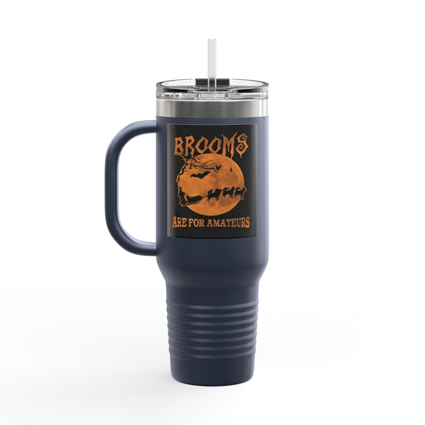 Brooms Are For Amateurs Insulated Travel Mug