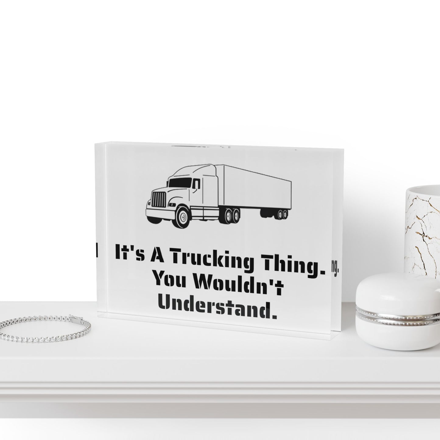 Trucking Thing Acrylic Photo Block