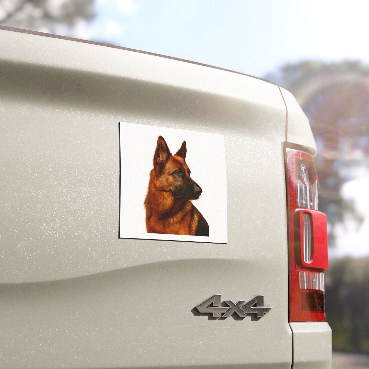 German Shepherd Head Indoor/Outdoor Magnet