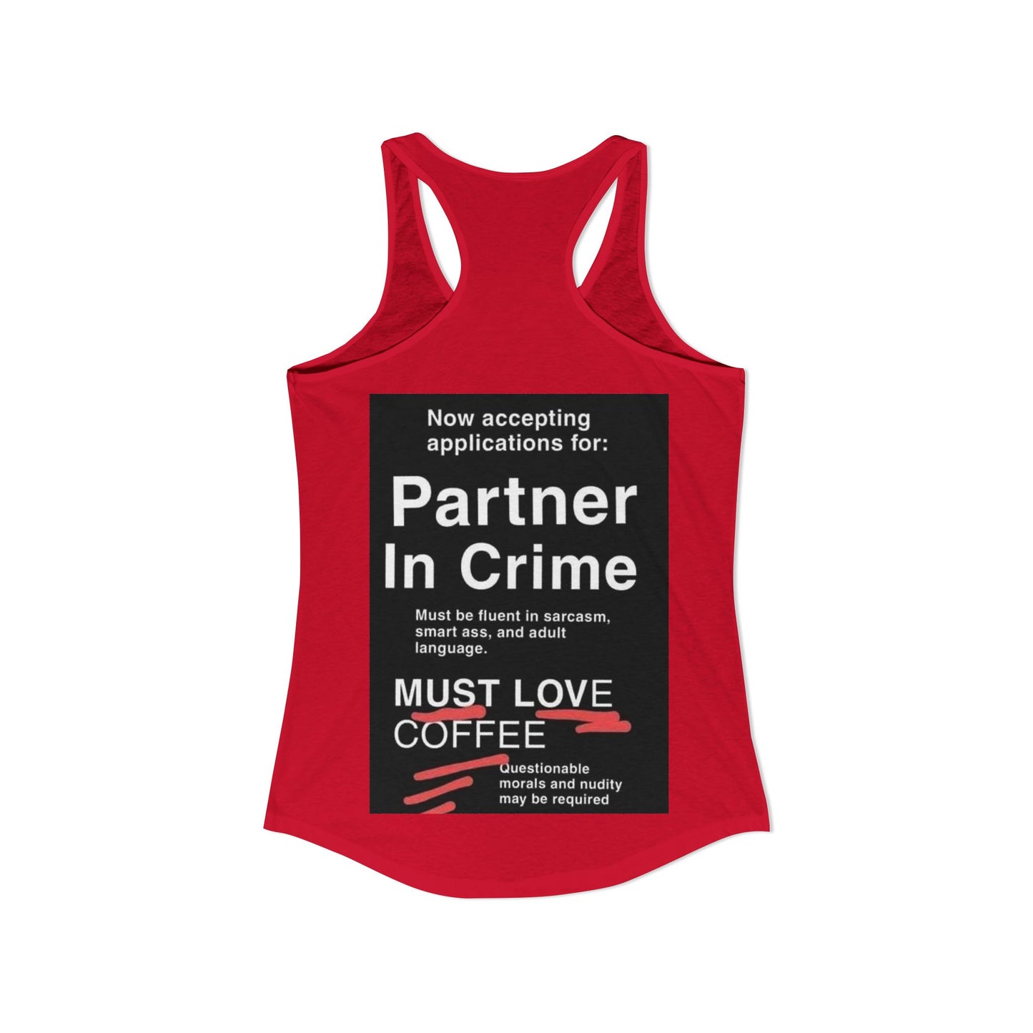 Partner In Crime Women's Racerback Tank