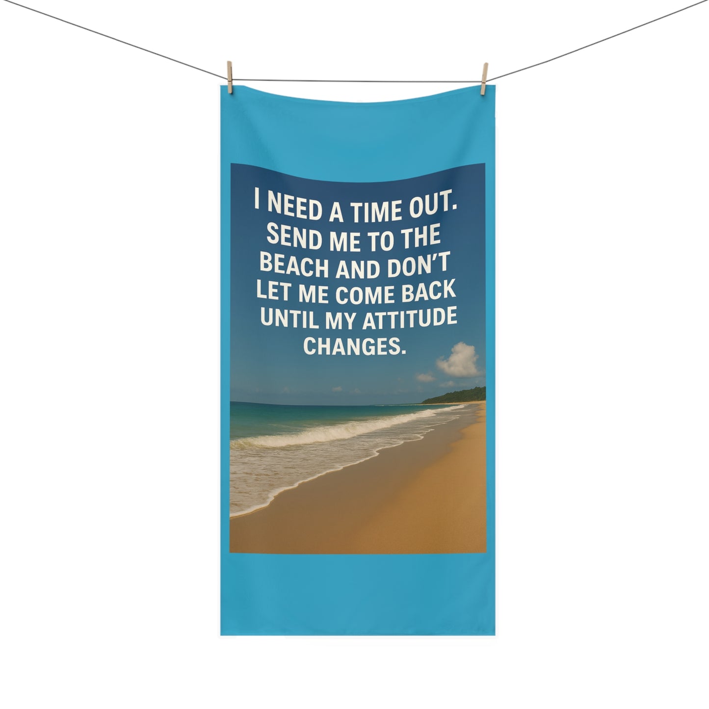 Time Out Mink-Cotton Beach Towel