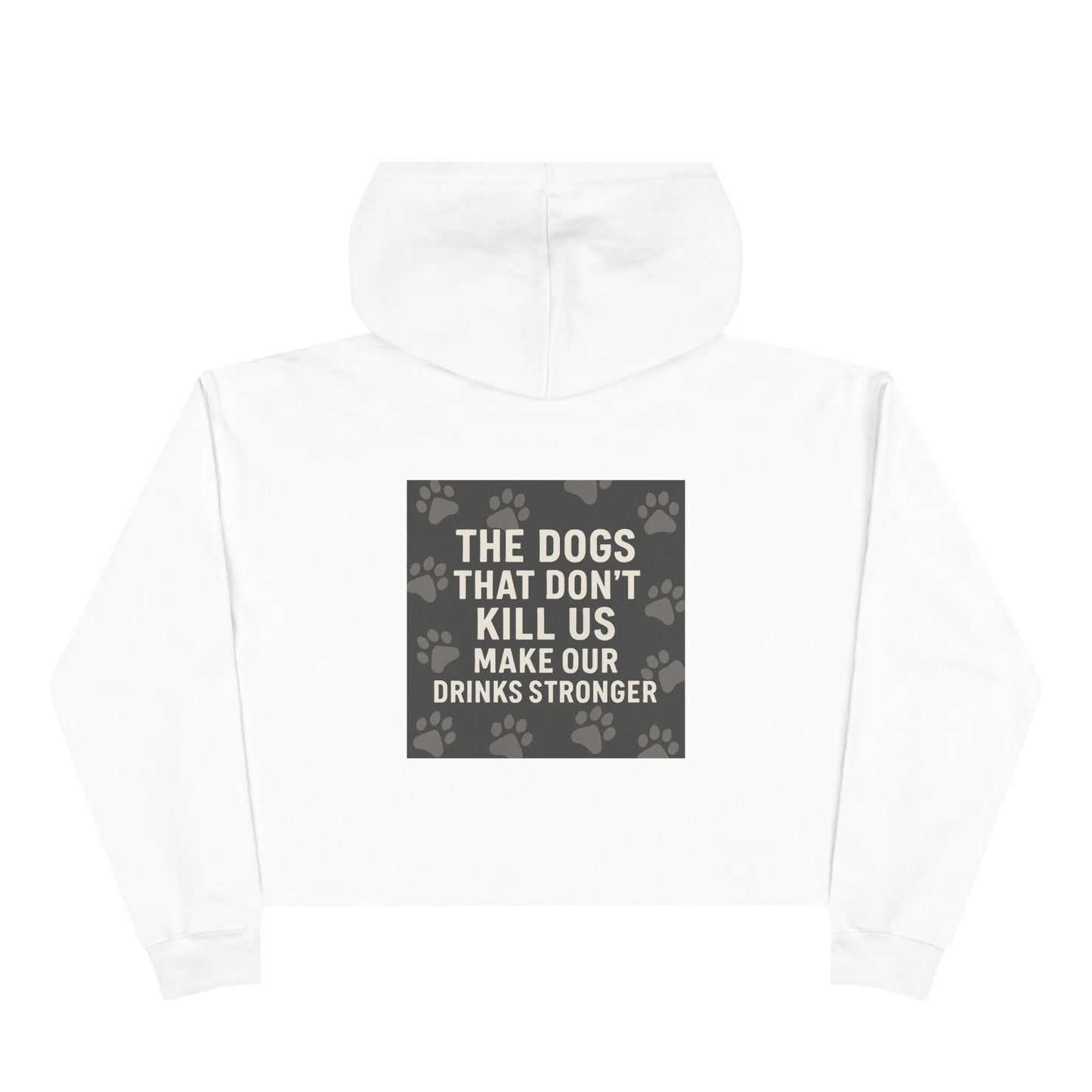 Drinks Stronger Women's Crop Hoodie