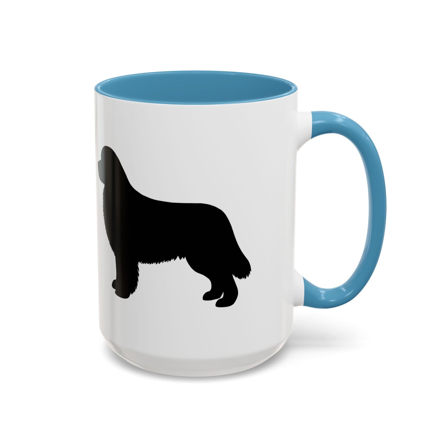Newfie Silhouette 2-Tone Coffee Mug