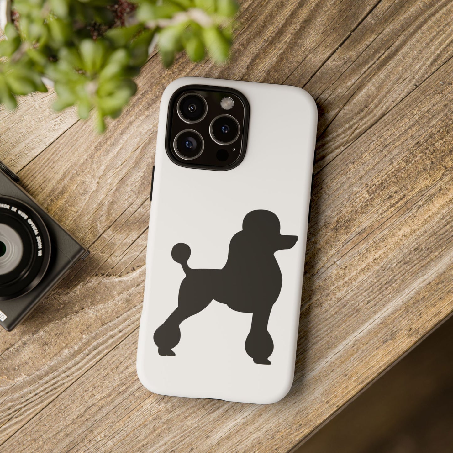 Poodle Silhouette iPhone Case