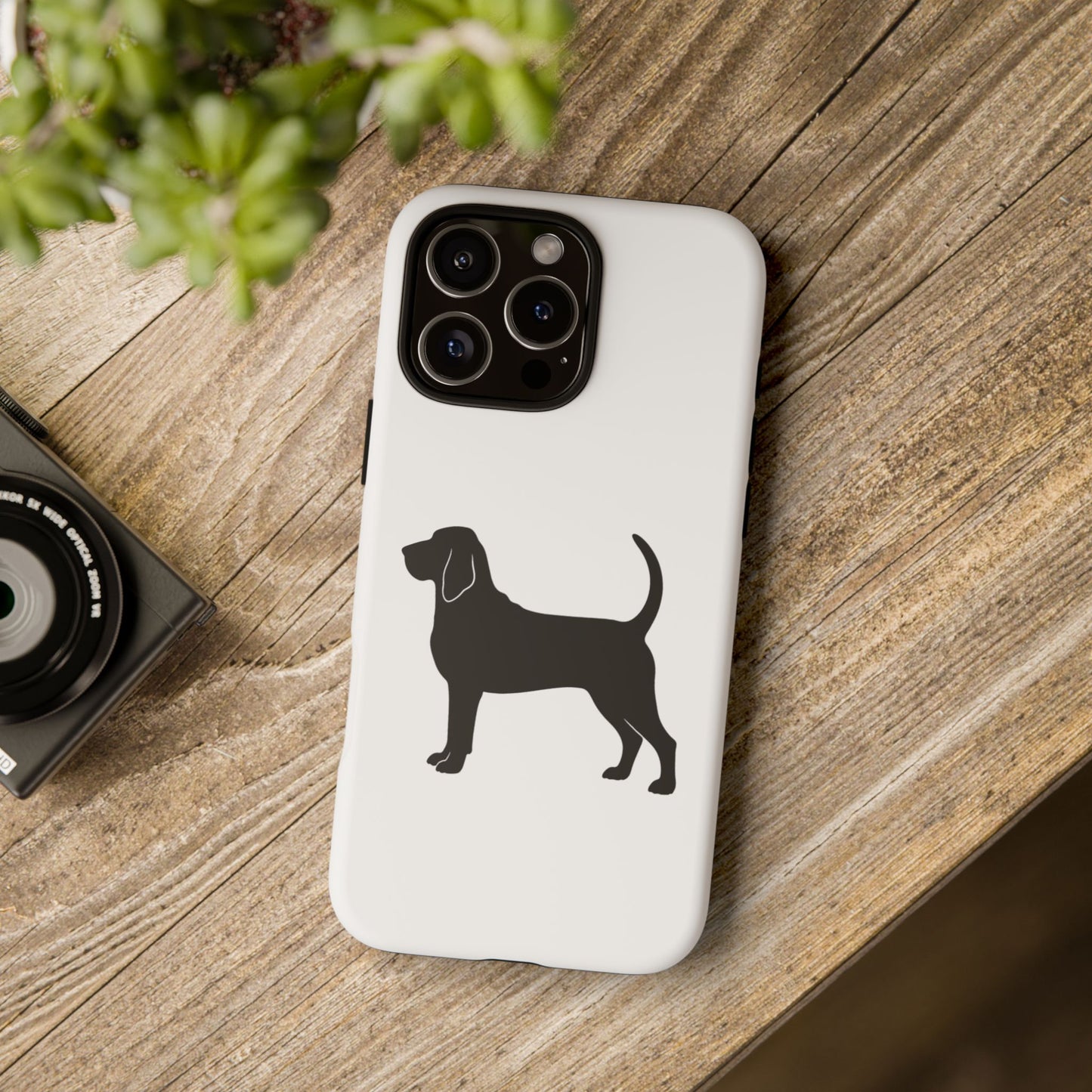 Bloodhound Silhouette iPhone Case