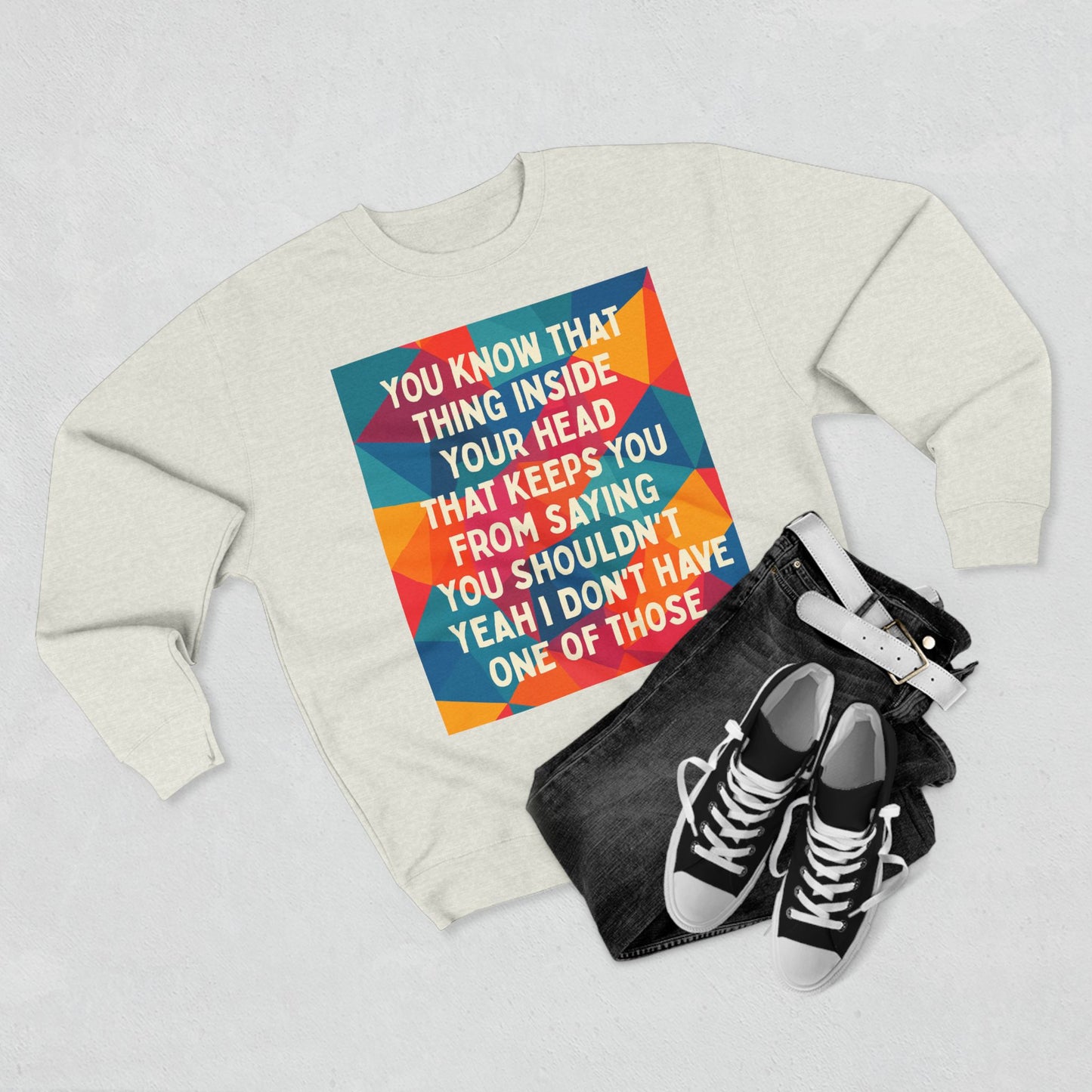No Filter Unisex Crewneck Sweatshirt