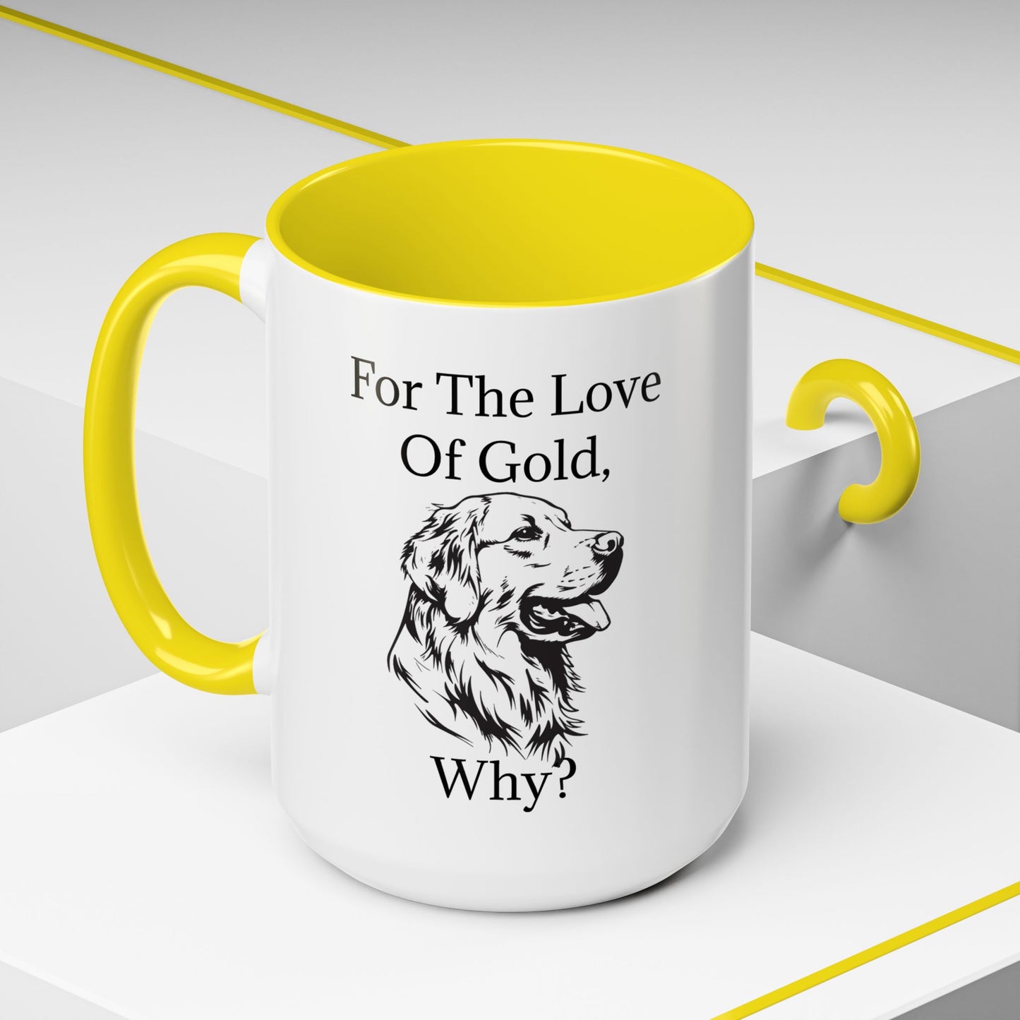 For The Love Of Gold 2-Tone Coffee Mug