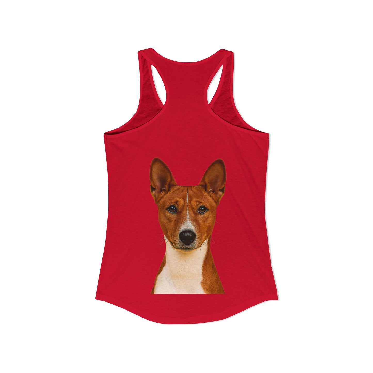 Basenji Head Women's Racerback Tank