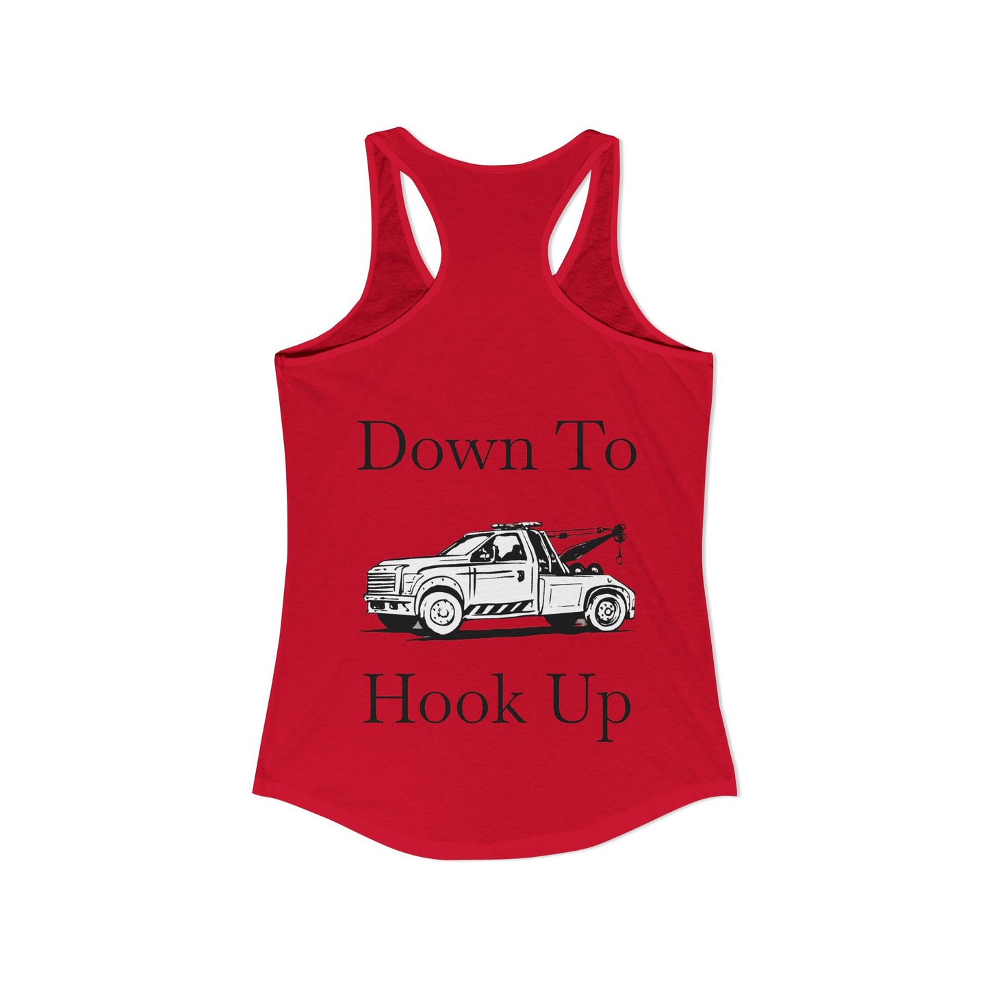 Down To Hook Up Women's Racerback Tank