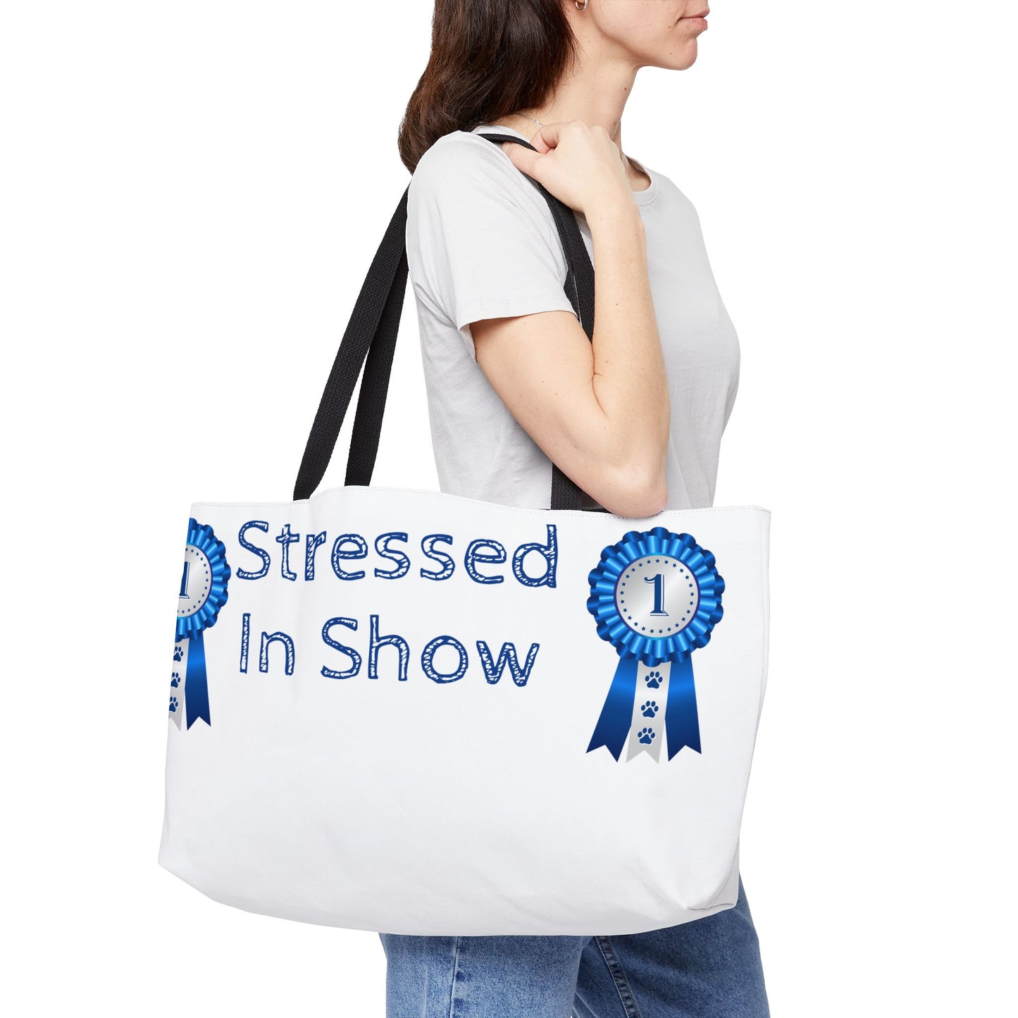 Stressed In Show Weekender Tote Bag