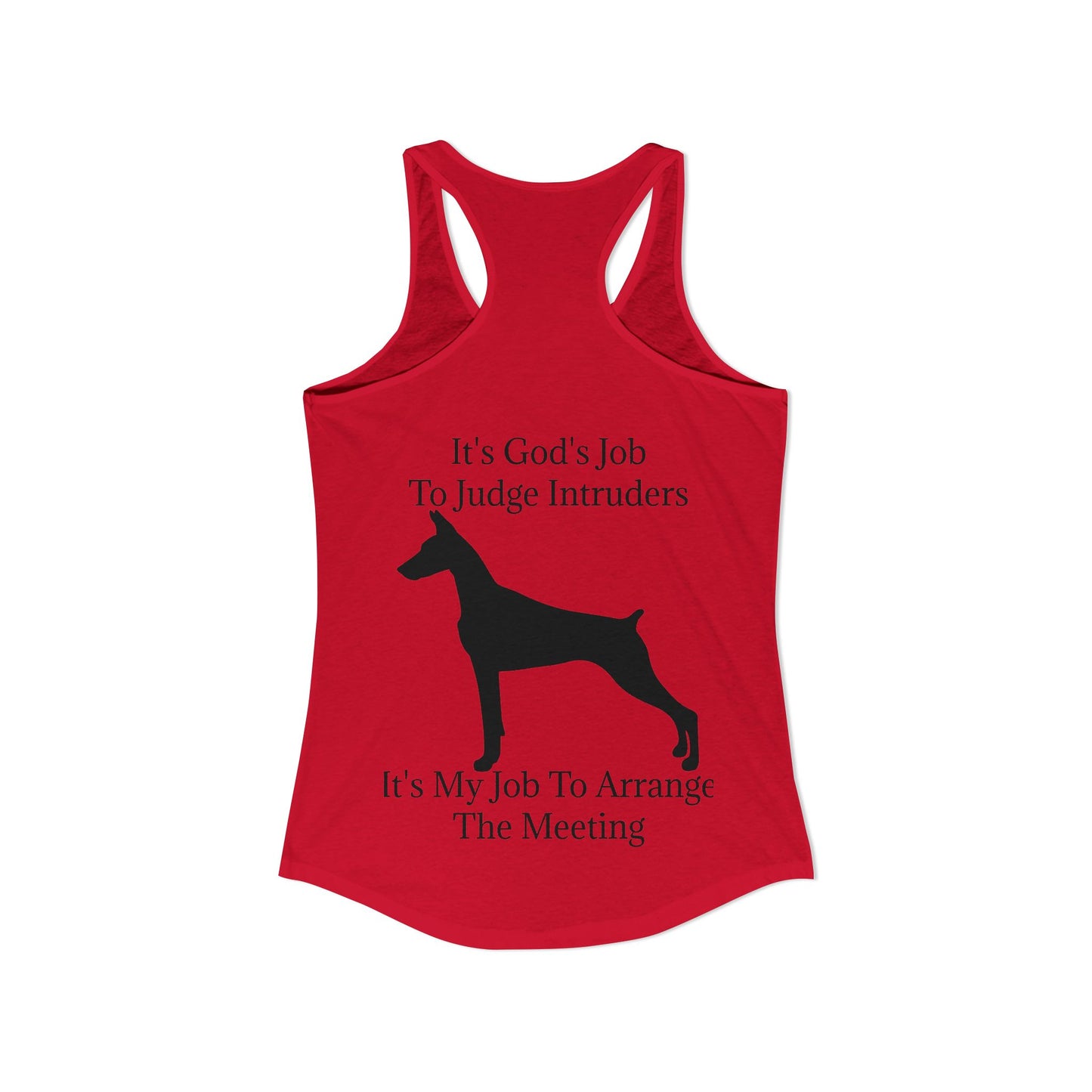 Arrange The Meeting Women's Racerback Tank